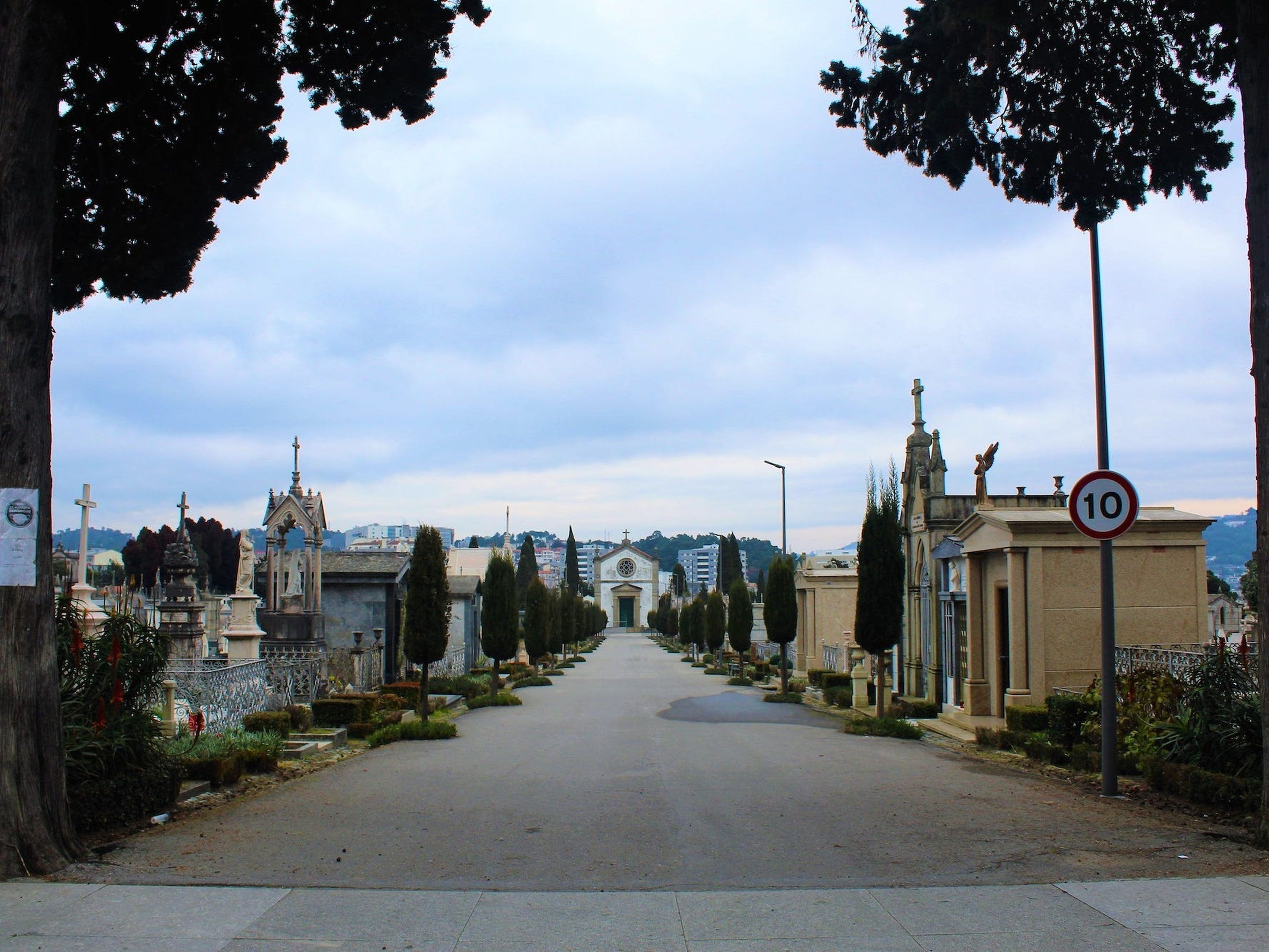 Cementerio en Braga, al norte de Portugal.