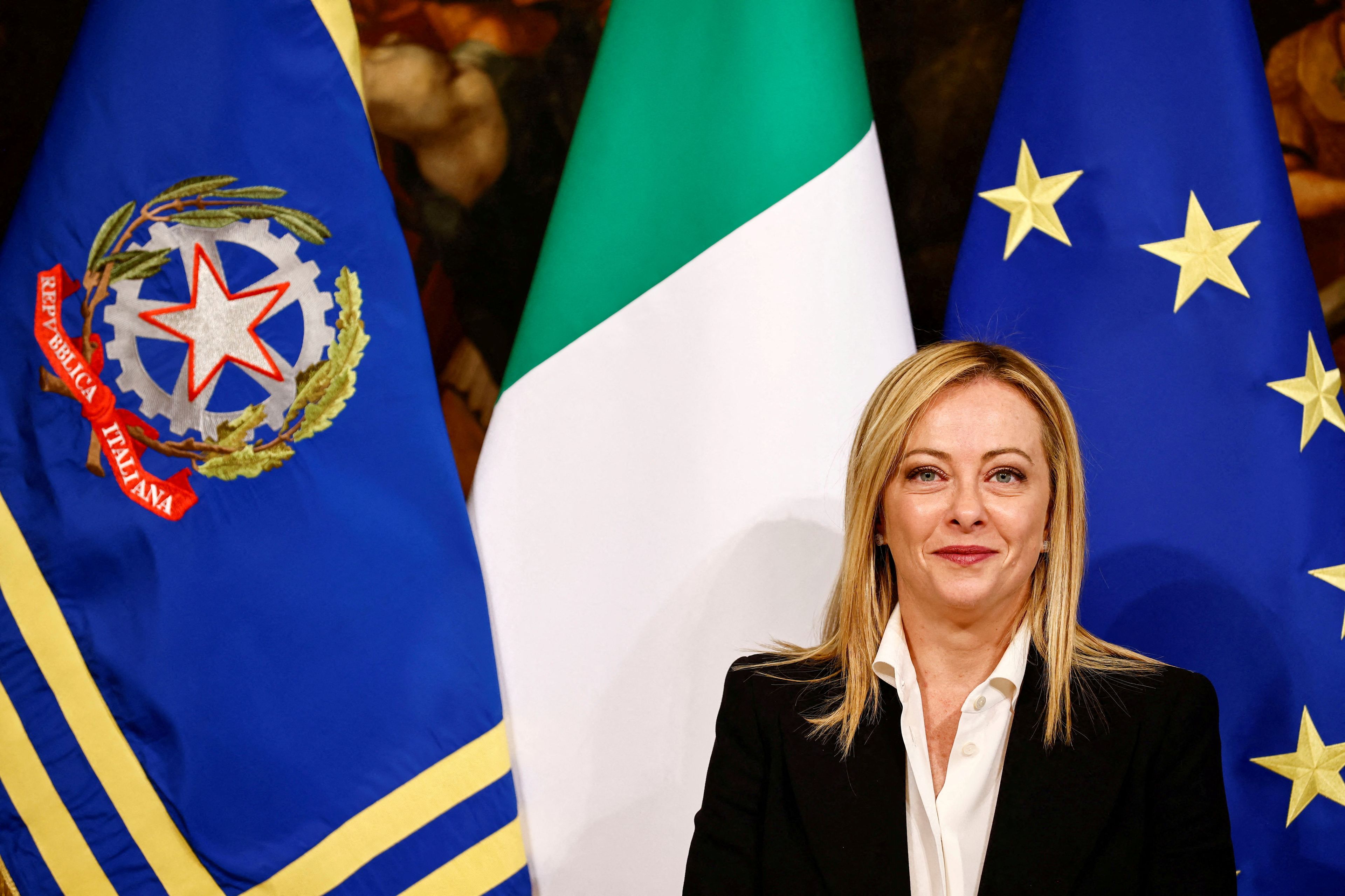 Giorgia Meloni, primera ministra de Italia.