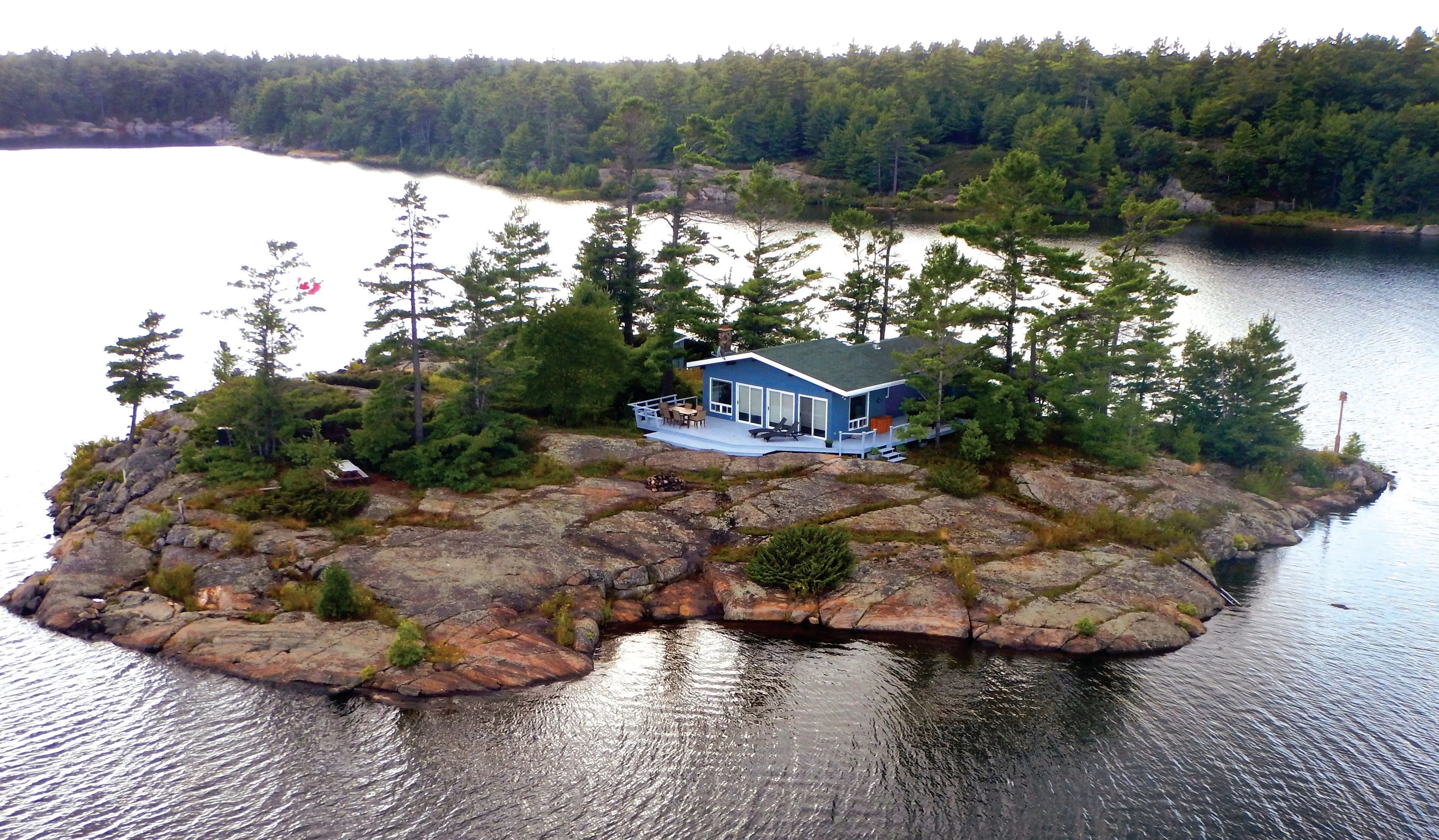 Isla Deepwater en Ontario, Canadá, una de las propiedades de Krolow.