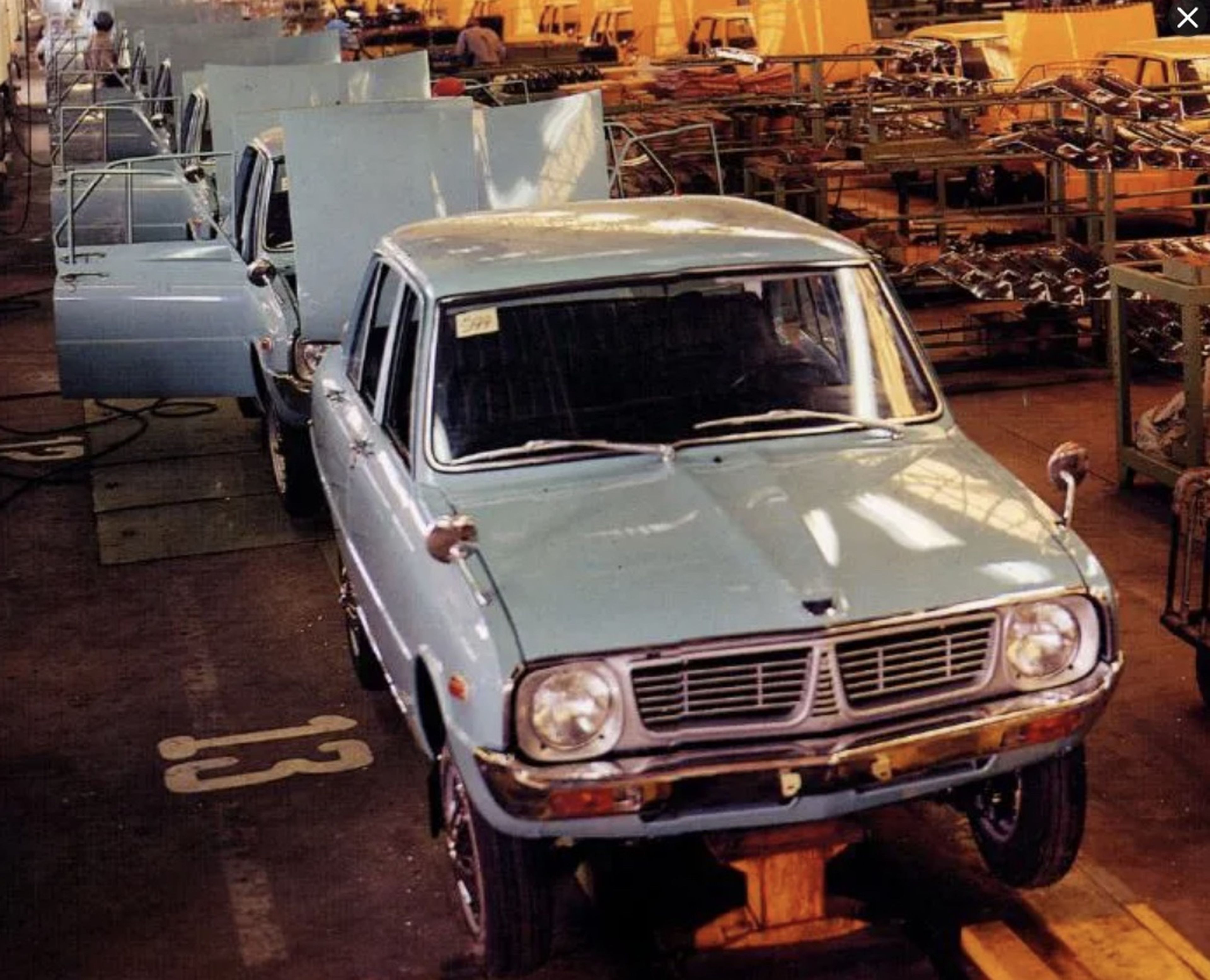 El Kia Brisa 1.0 de 1974 fue el primer turismo para pasajeros de la marca.
