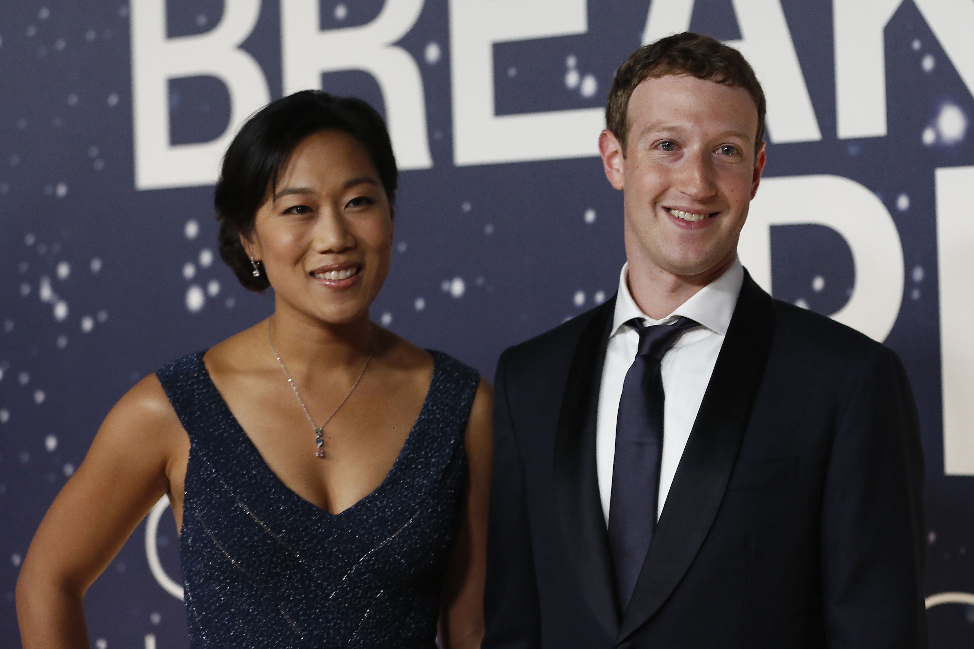 Priscilla Chan y Mark Zuckerberg.
