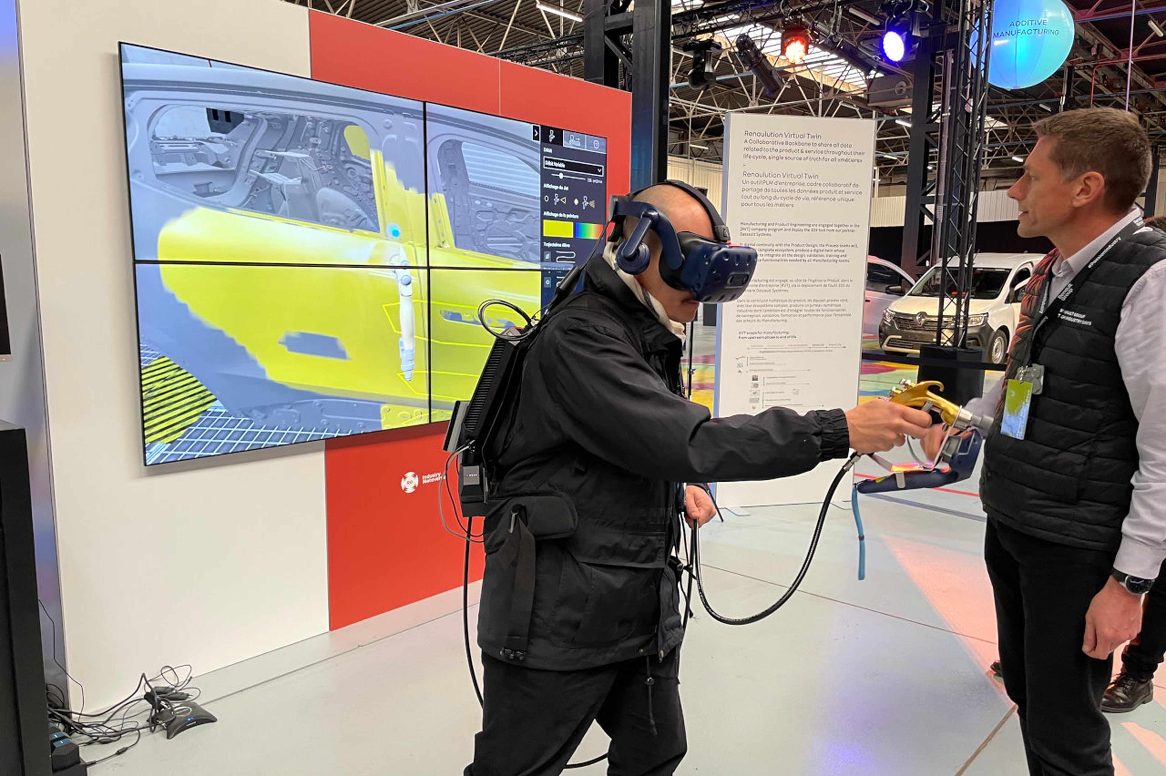 Demostración de formación virtual en el Metaverso en la planta de Renault