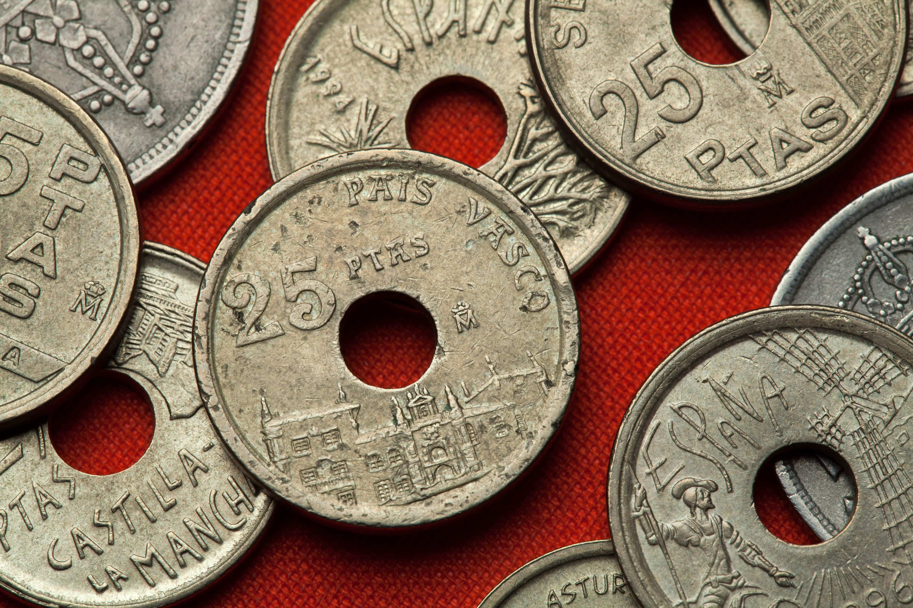 Monedas de 25 pesetas