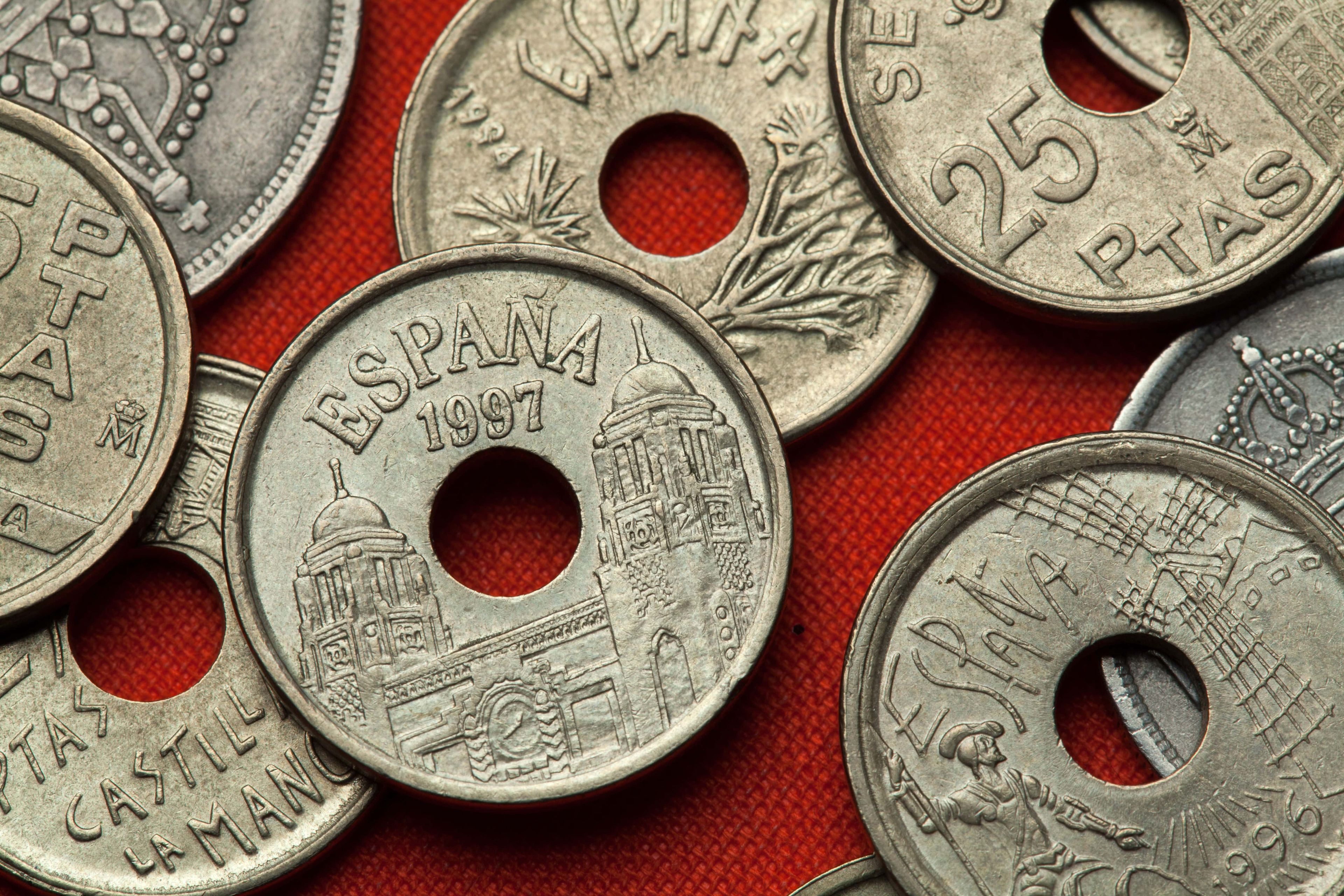 Monedas de pesetas