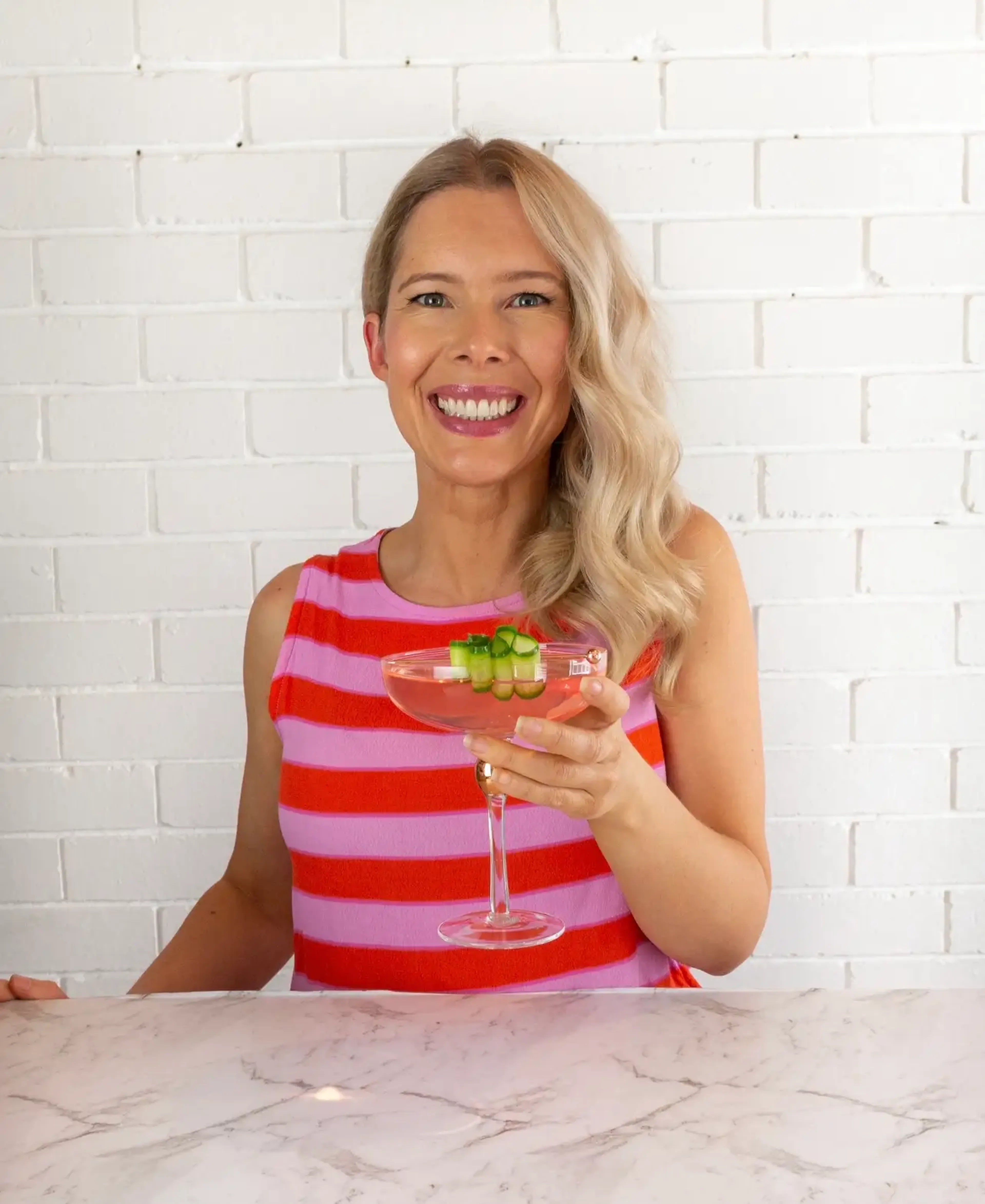 Natalie Battaglia ahora crea recetas de bebidas sin alcohol y tiene más de 60.000 seguidores en Instagram.