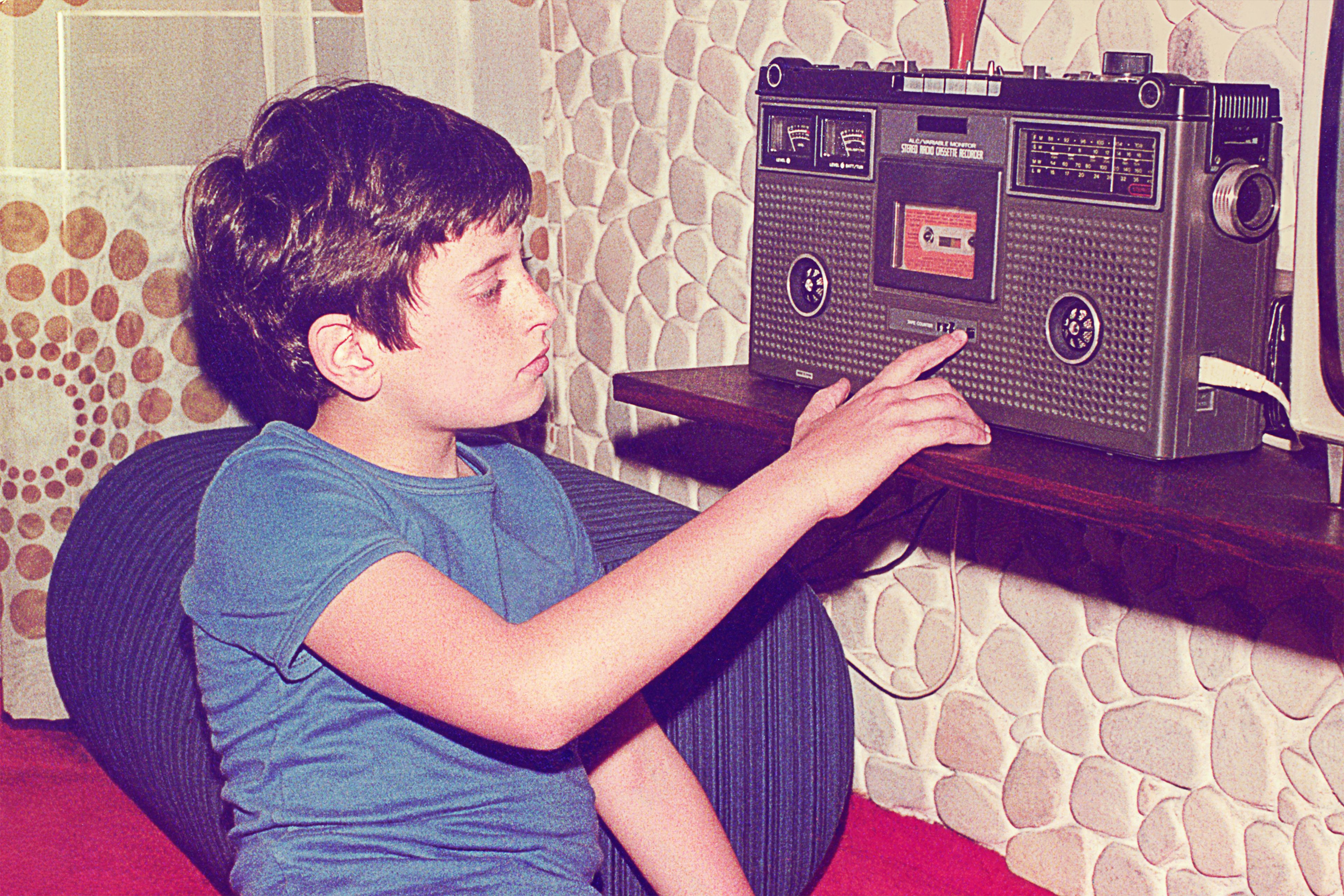 niño radiocasette vintage