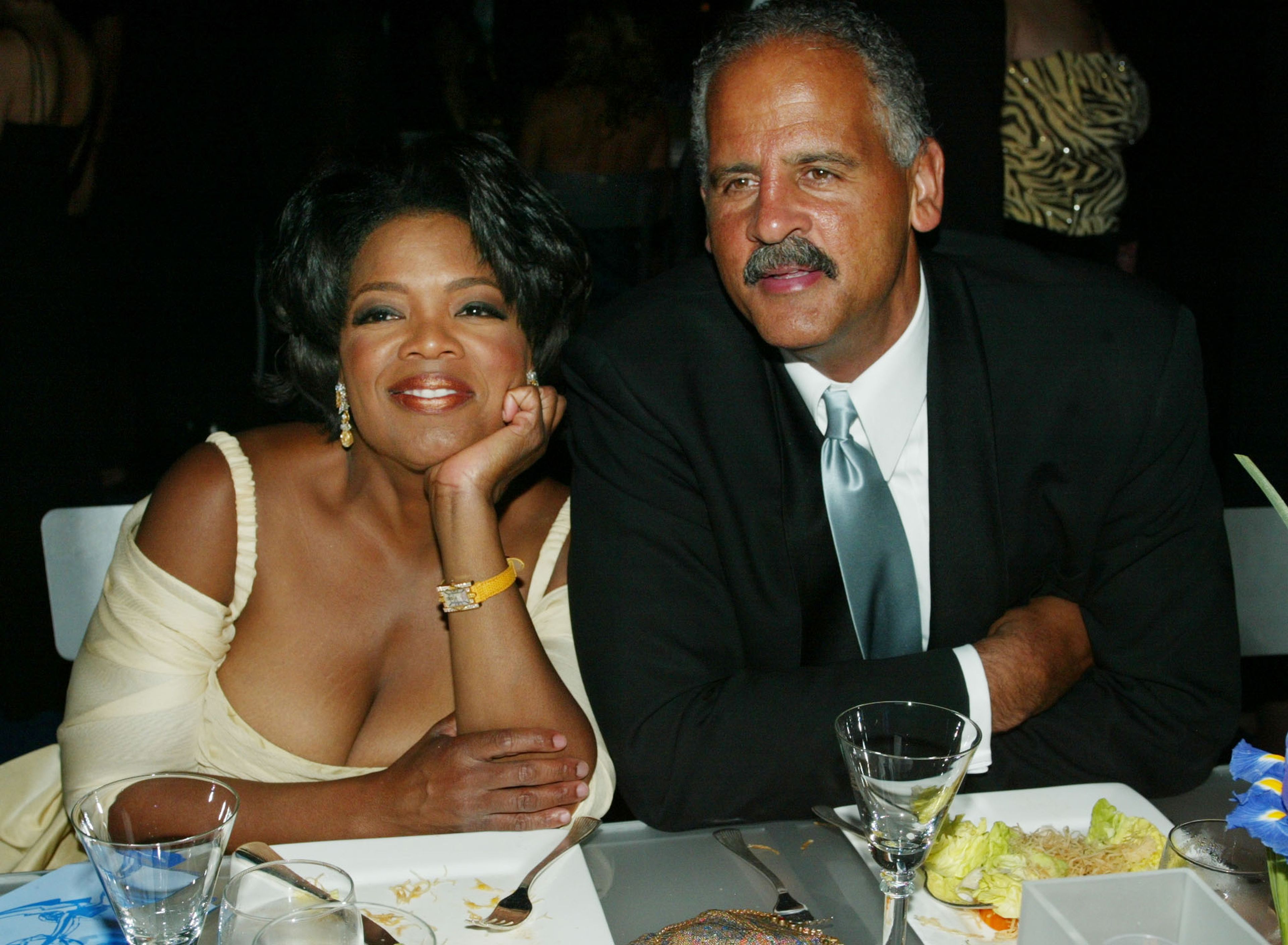 Oprah Winfrey y Stedman Graham.
