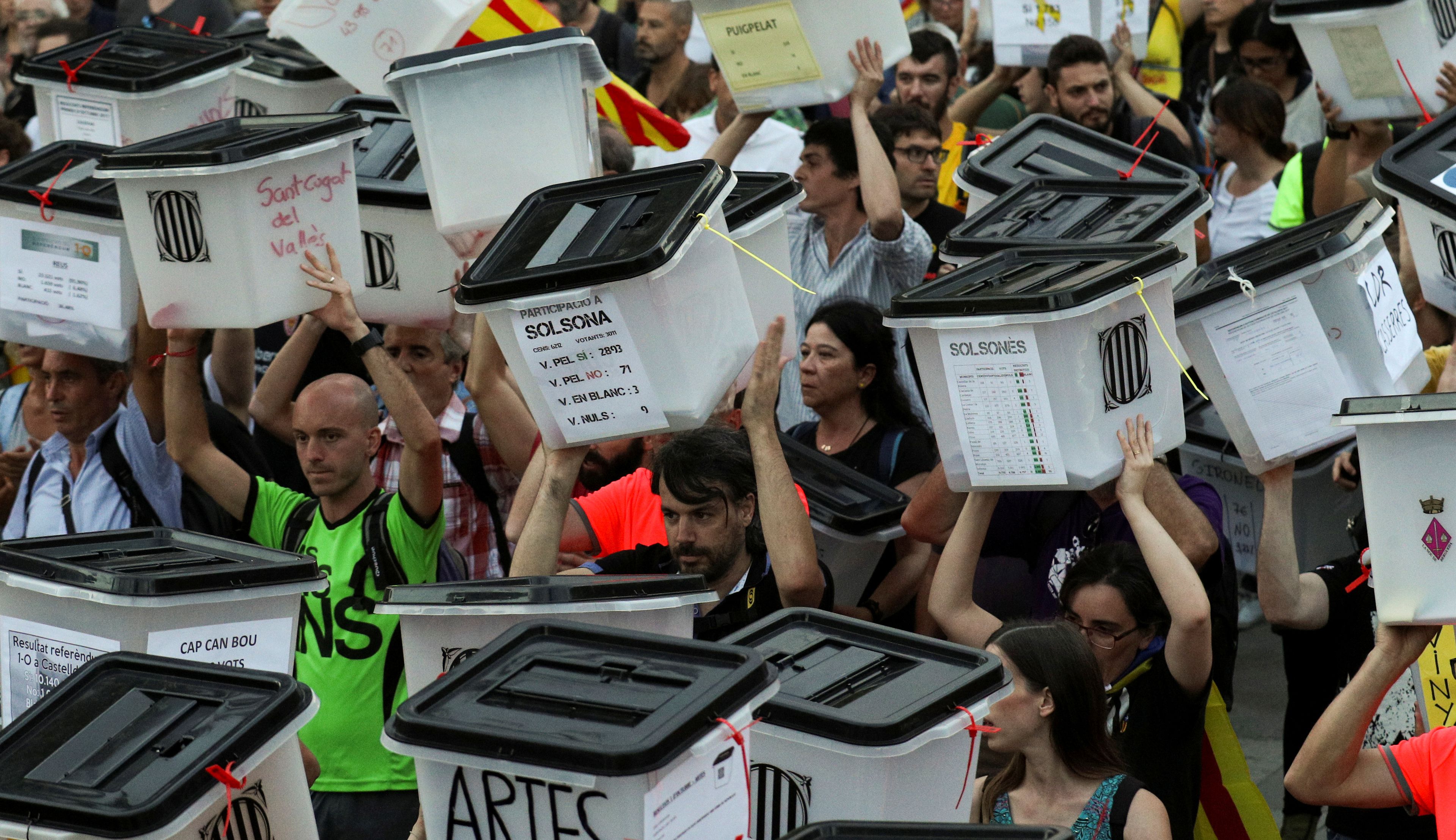 Referendum ilegal de Cataluña.
