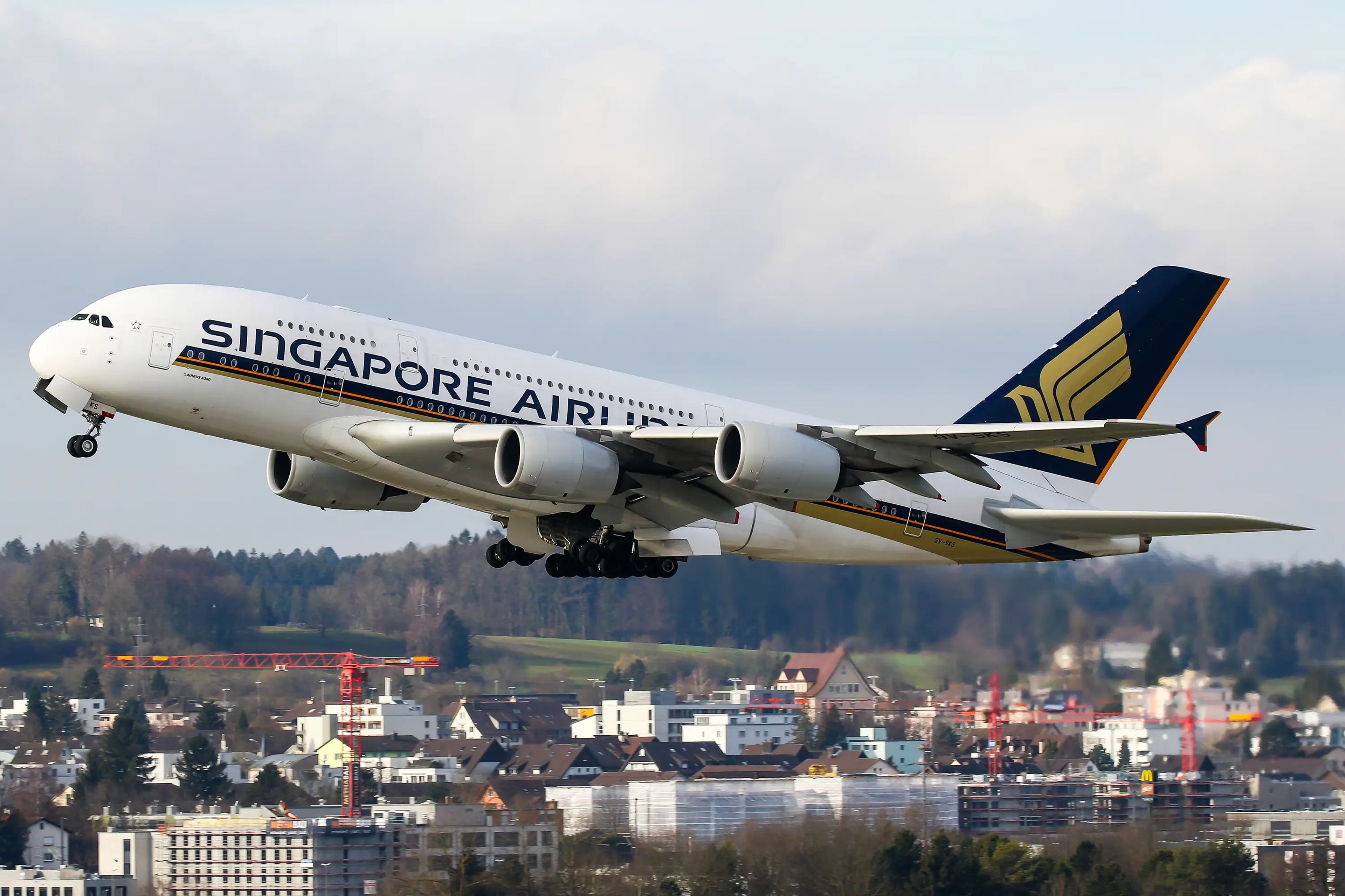 Singapore Airlines Airbus A380-800.