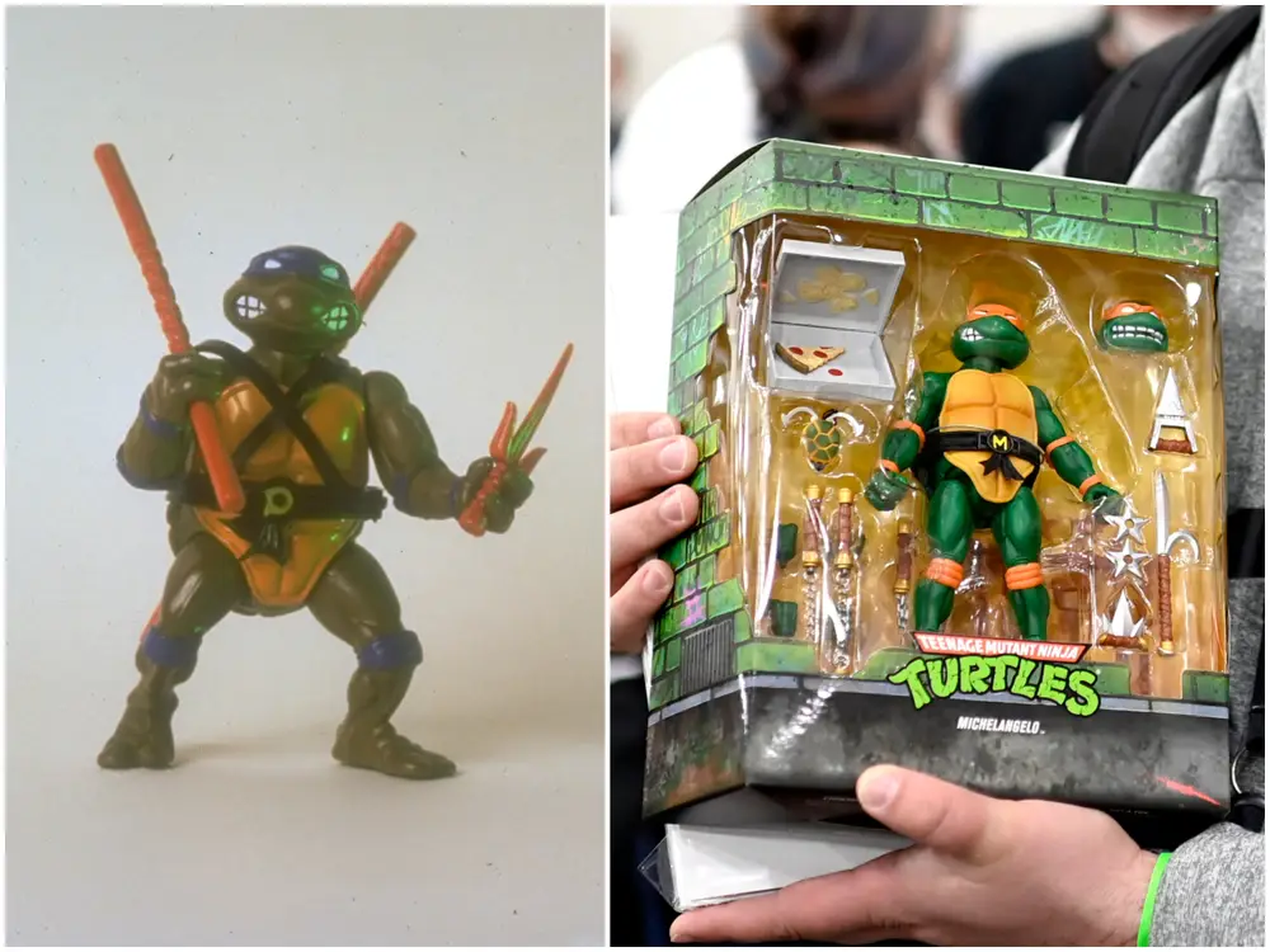 'Las tortugas ninjas' es otra exitosa línea de juguetes que salió de los medios.