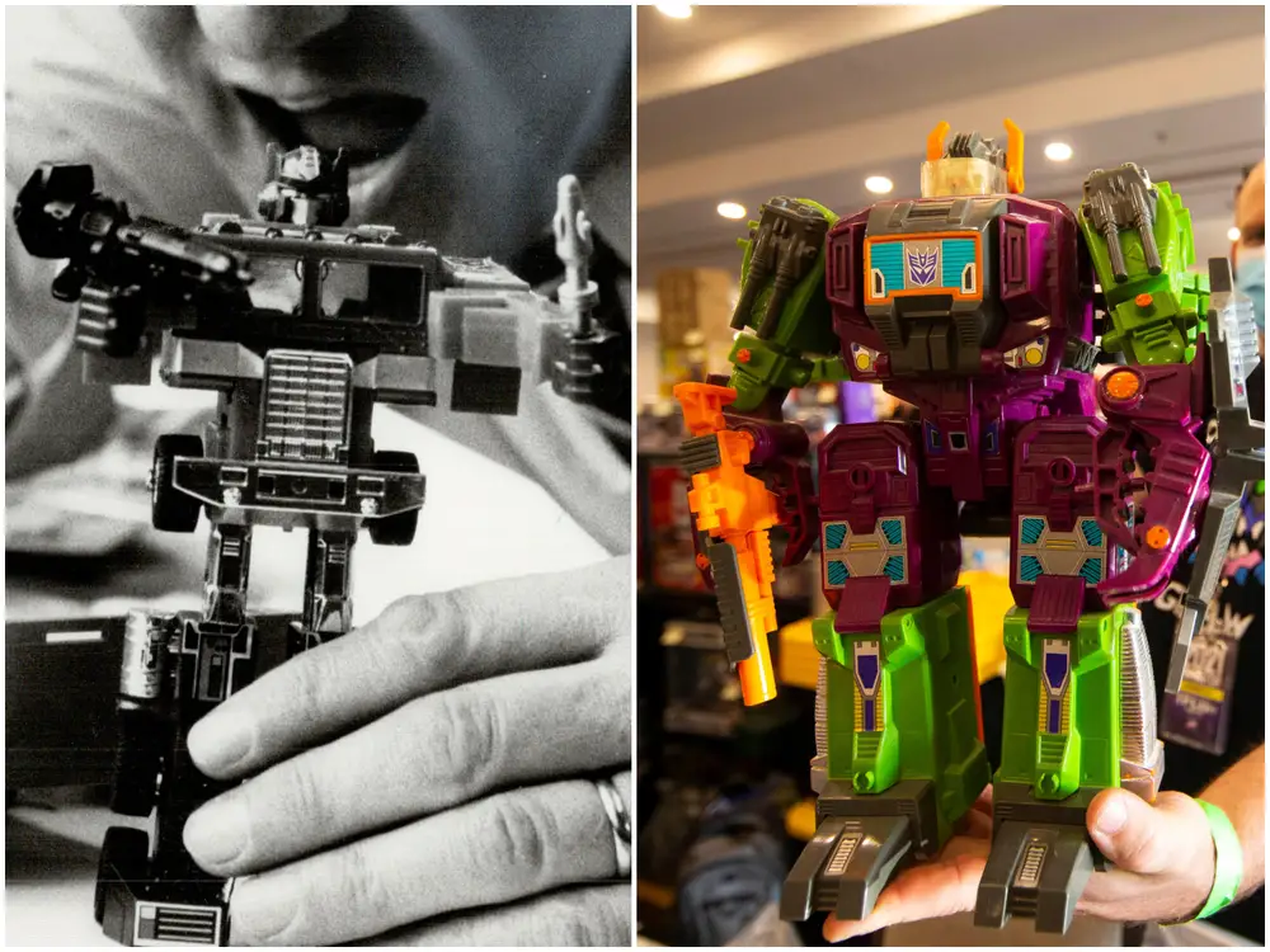 Los 'Transformers' fueron adaptados de juguetes similares fabricados en Japón.