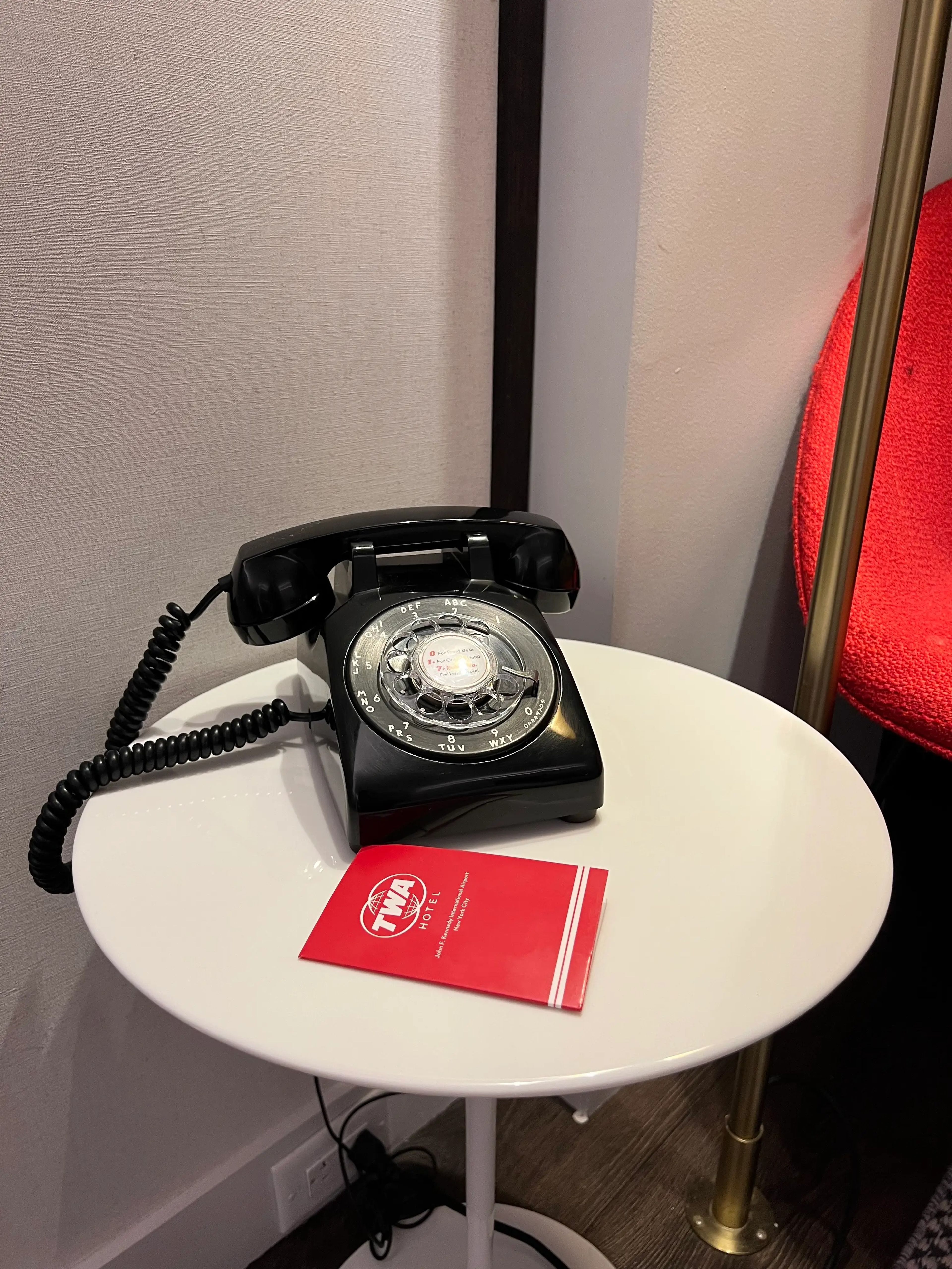 TWA HOTEL rotary phone