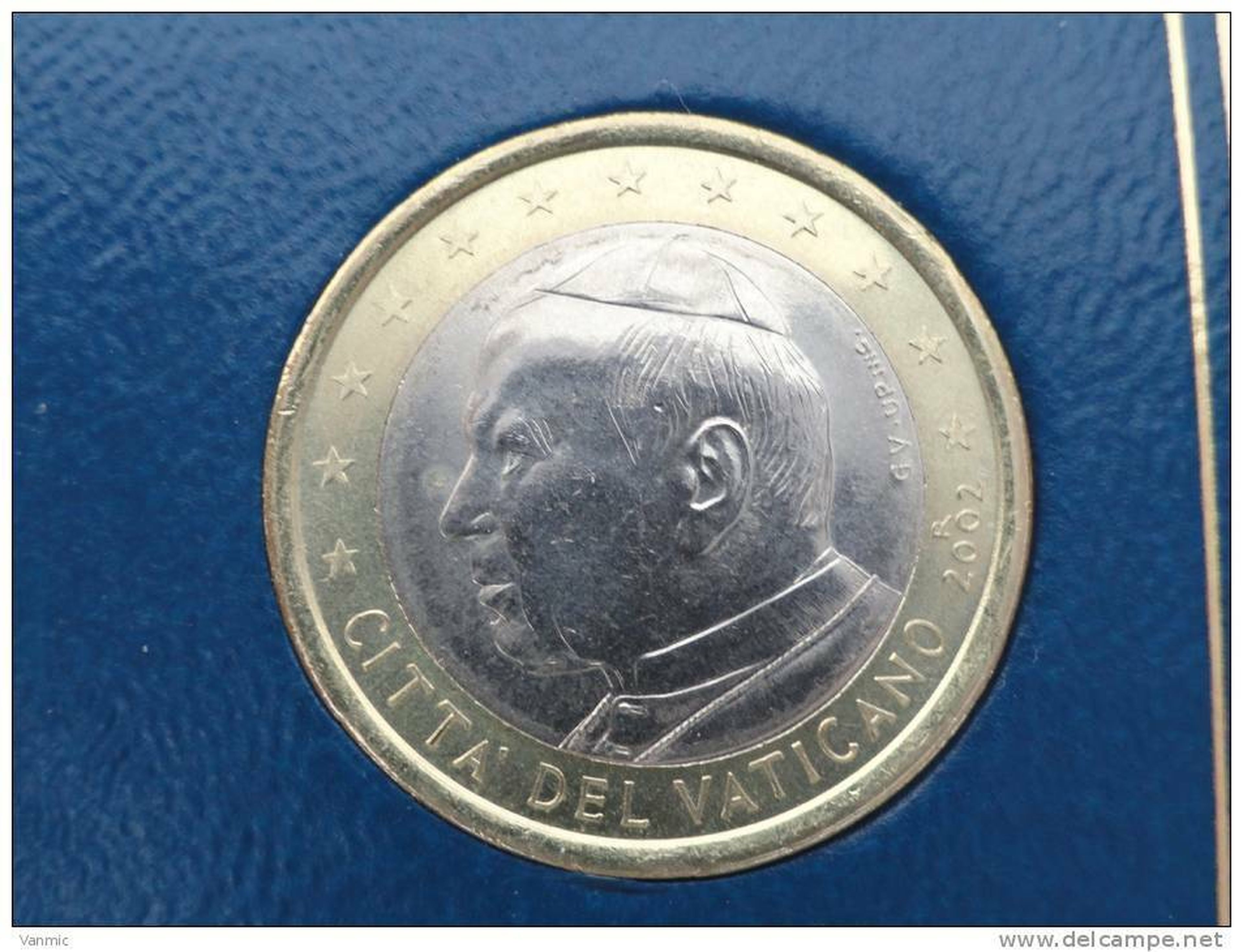 1 euro del Vaticano 2002