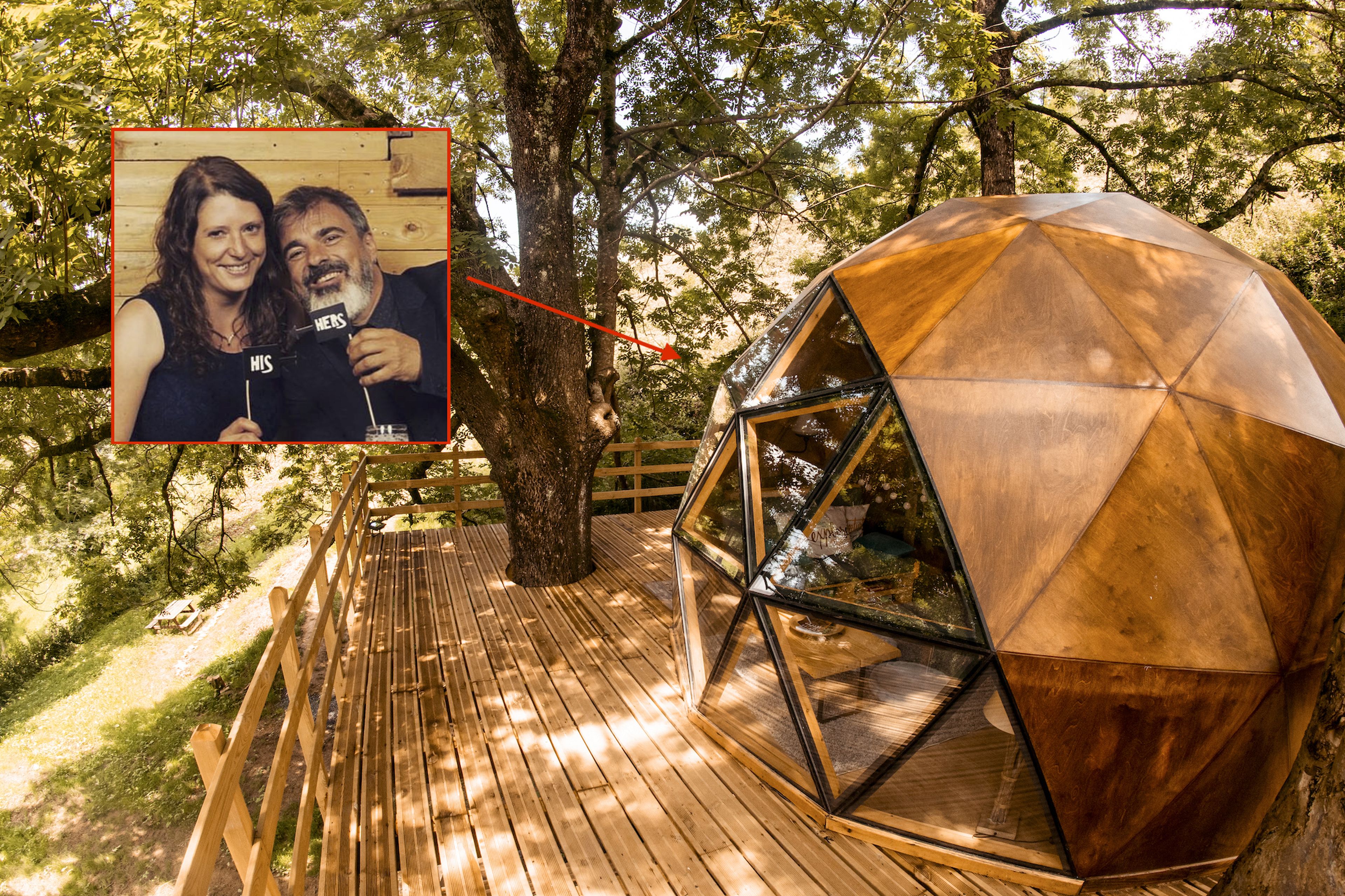 Esta pareja gana  euros al mes por su domo y burbuja de Airbnb |  Business Insider España