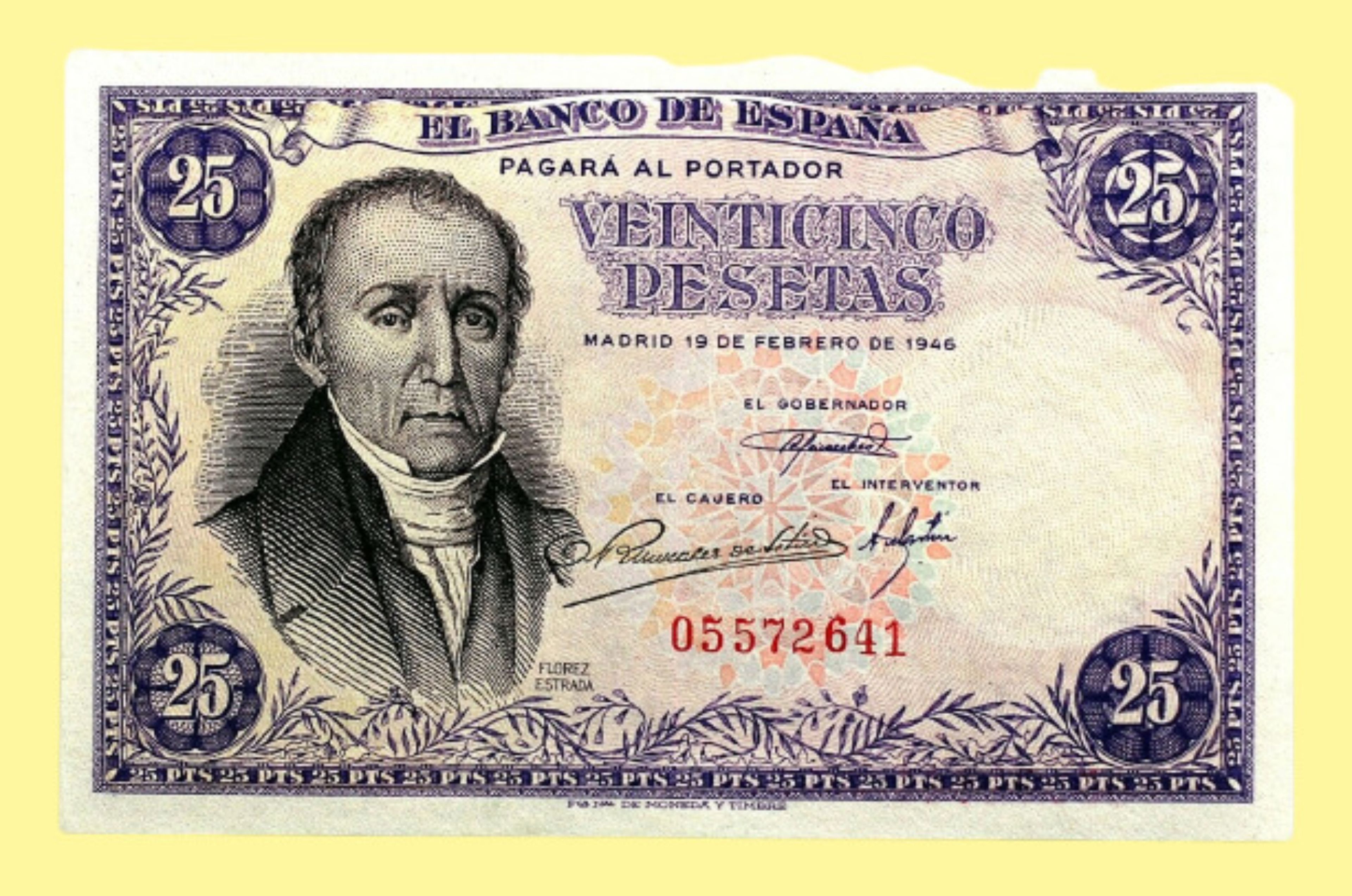 Billete de 25 pesetas