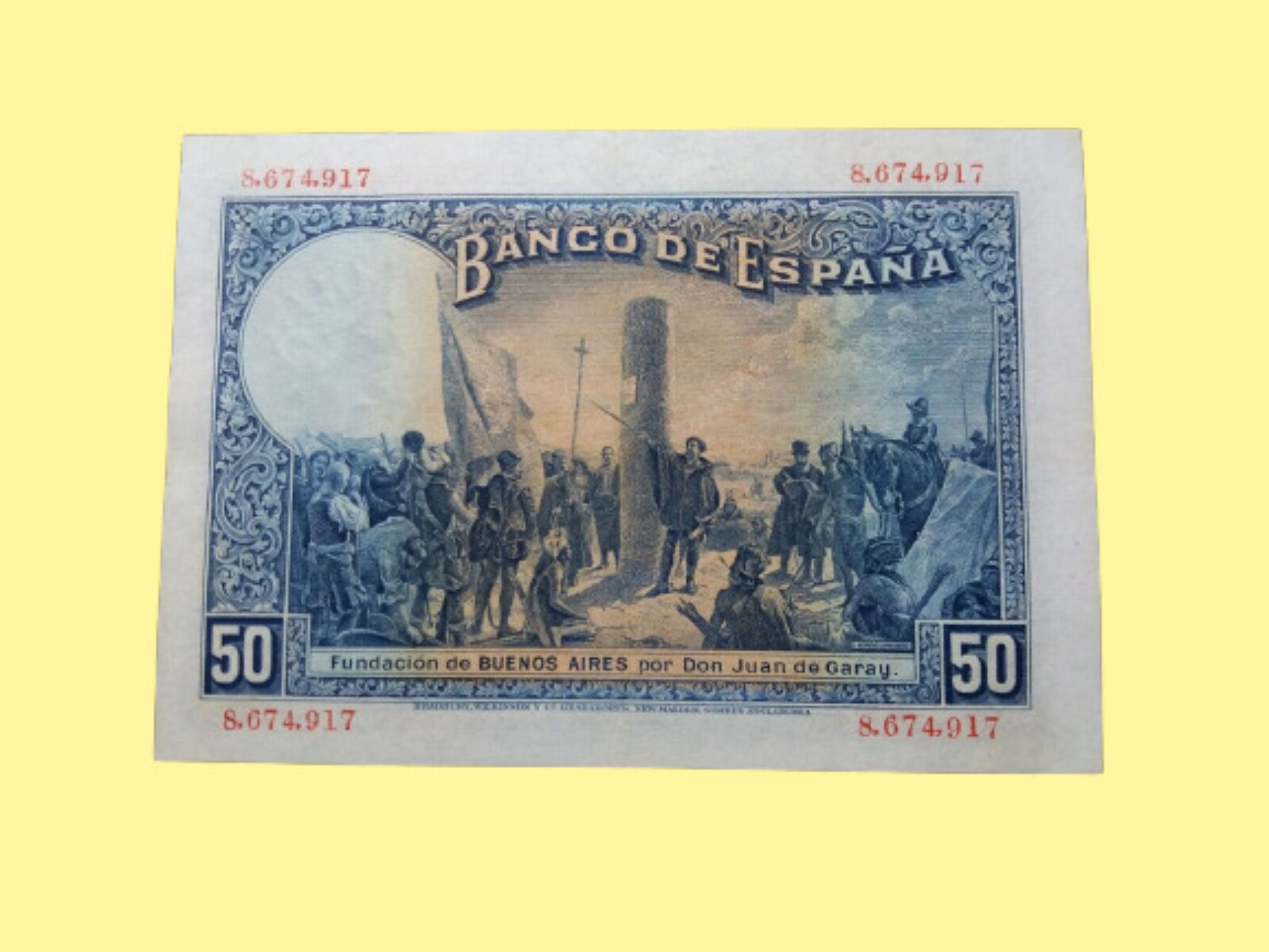 Billete de 50 pesetas