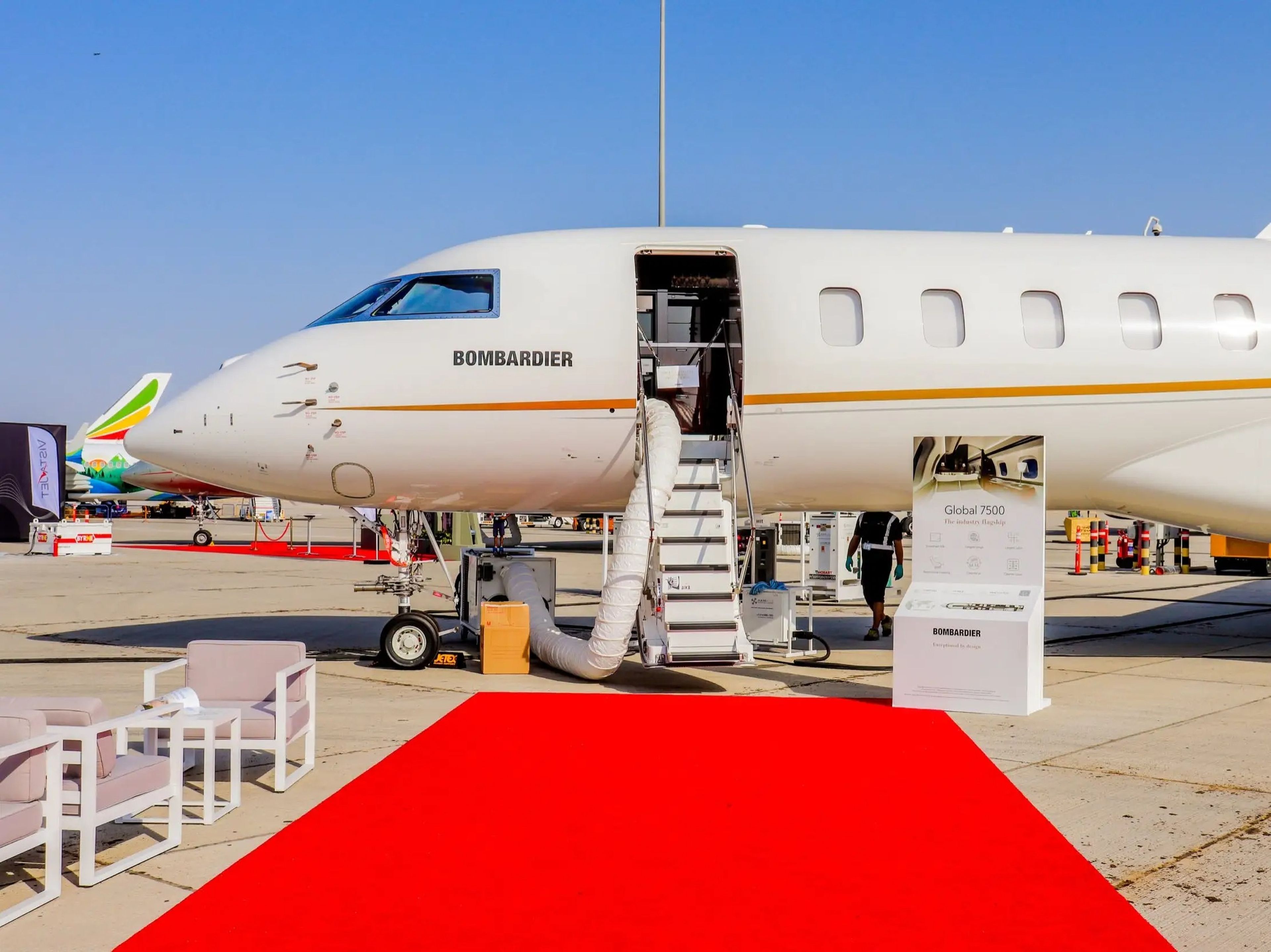 El Bombardier Global 7500 es el avión privado más grande del mundo.
