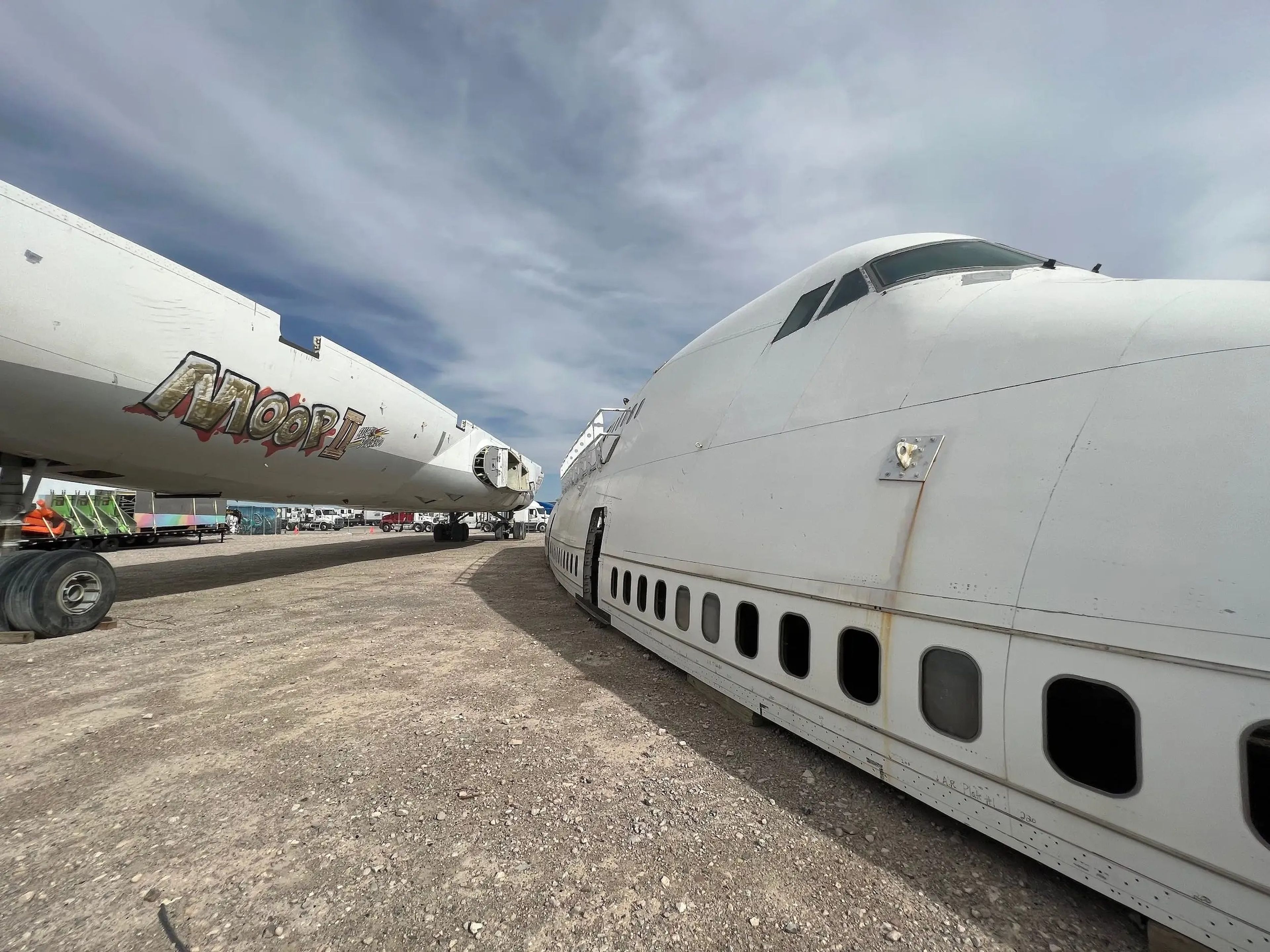 Burning Man Boeing 747.