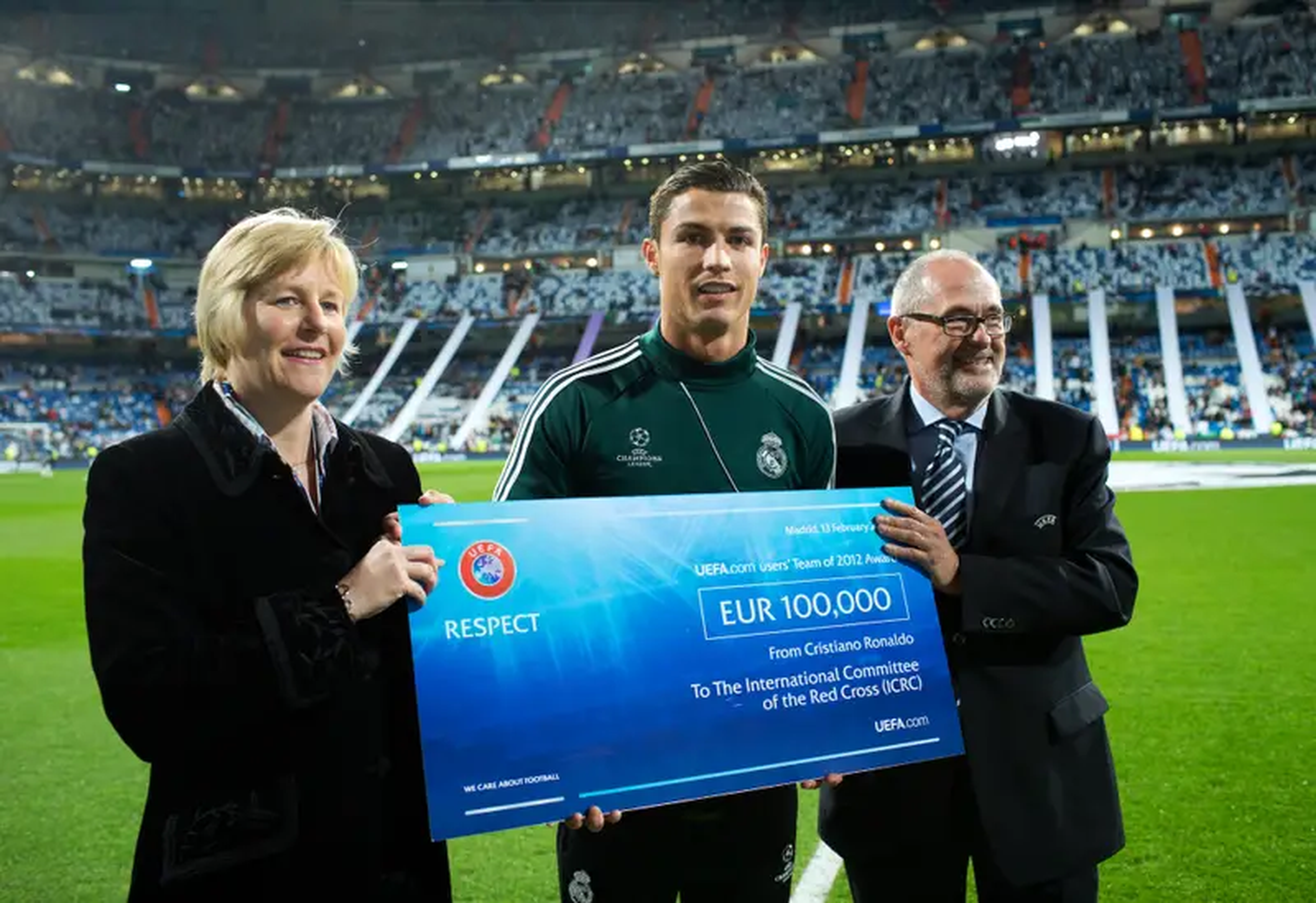 Donación Cristiano Ronaldo