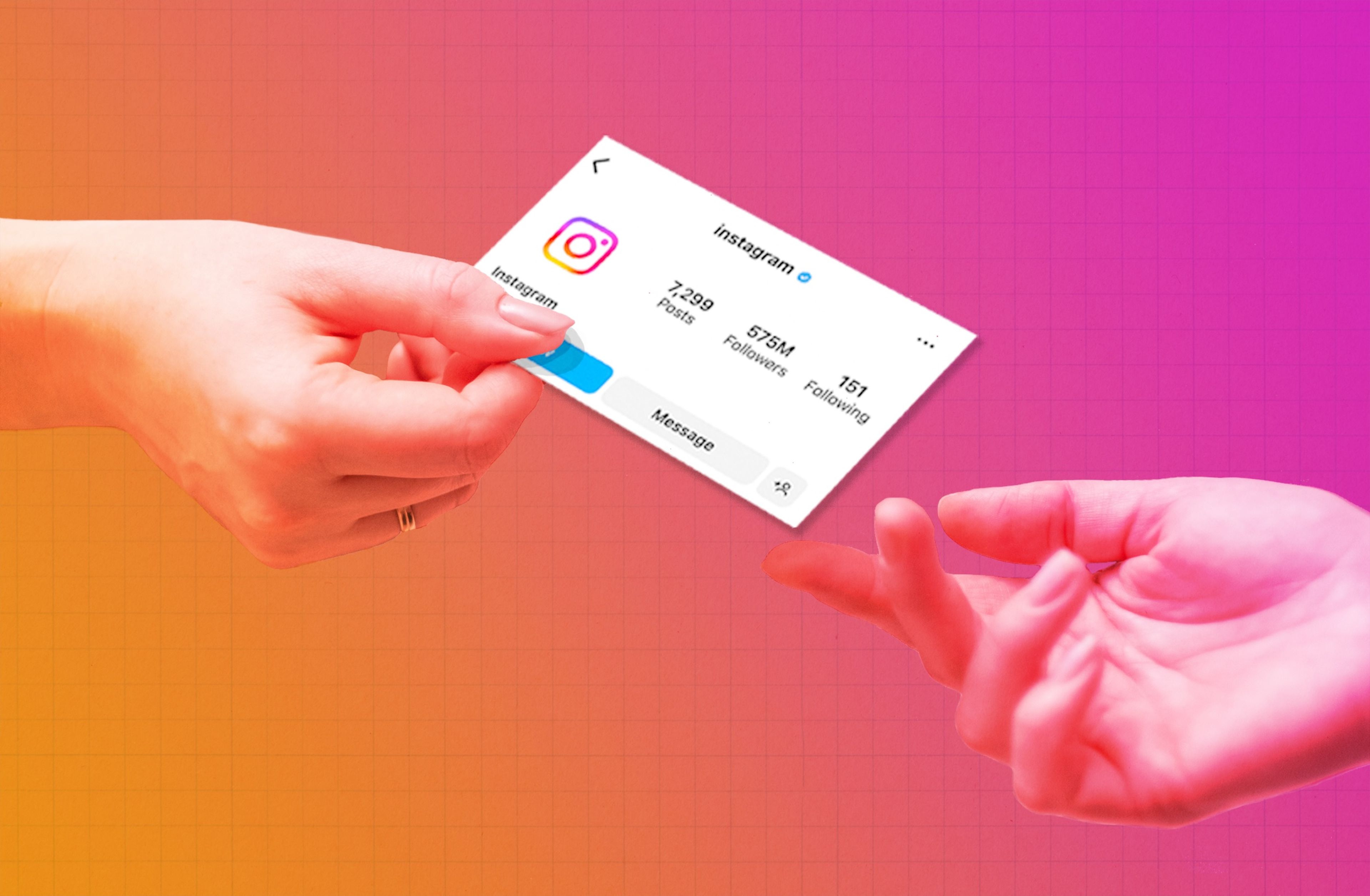 Las cuentas de Instagram son las nuevas "tarjetas de visita" para algunos creadores. 