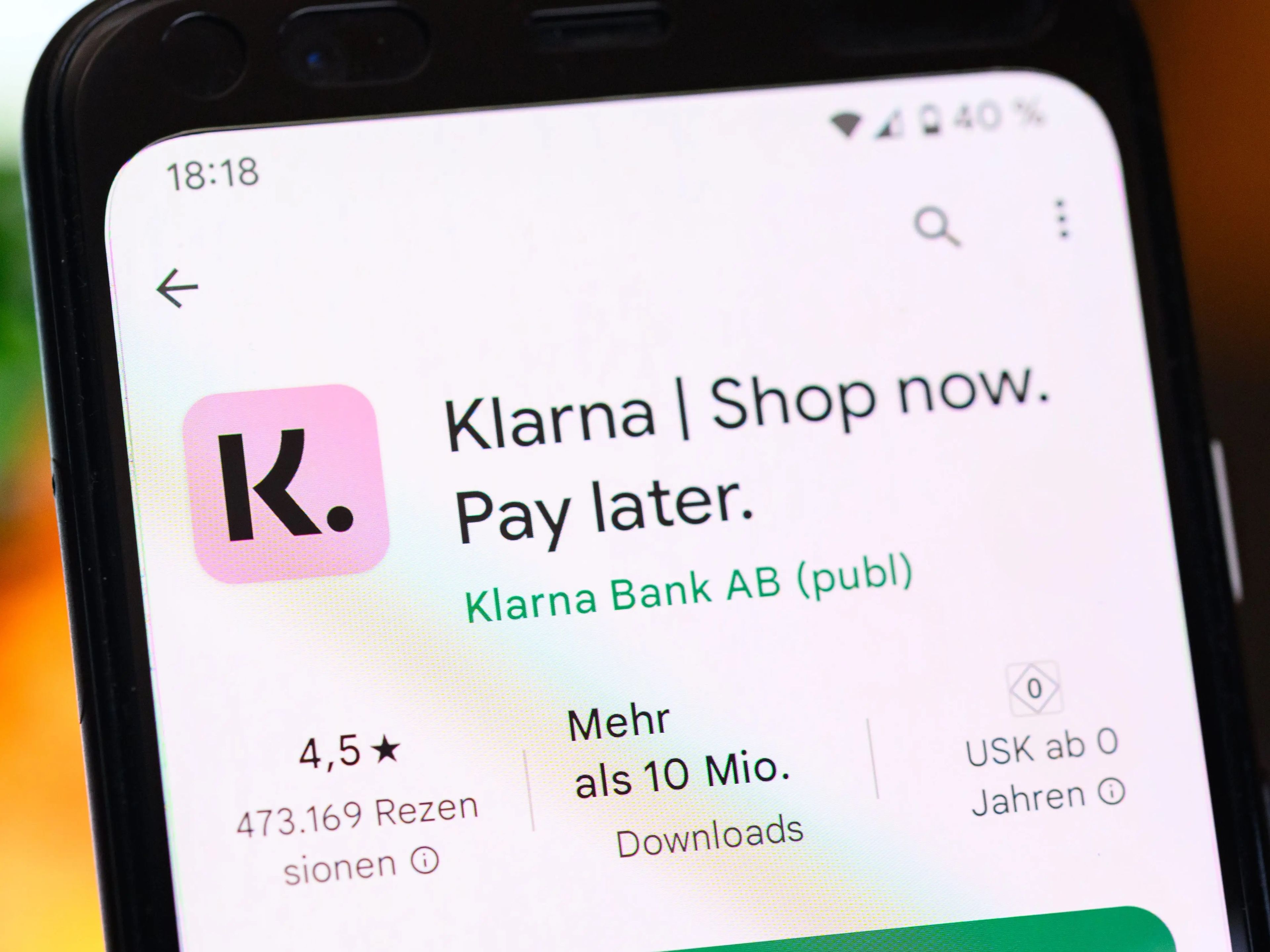 Klarna permite a los compradores fraccionar el coste de sus compras en línea.