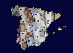 Mapa España riqueza, dinero
