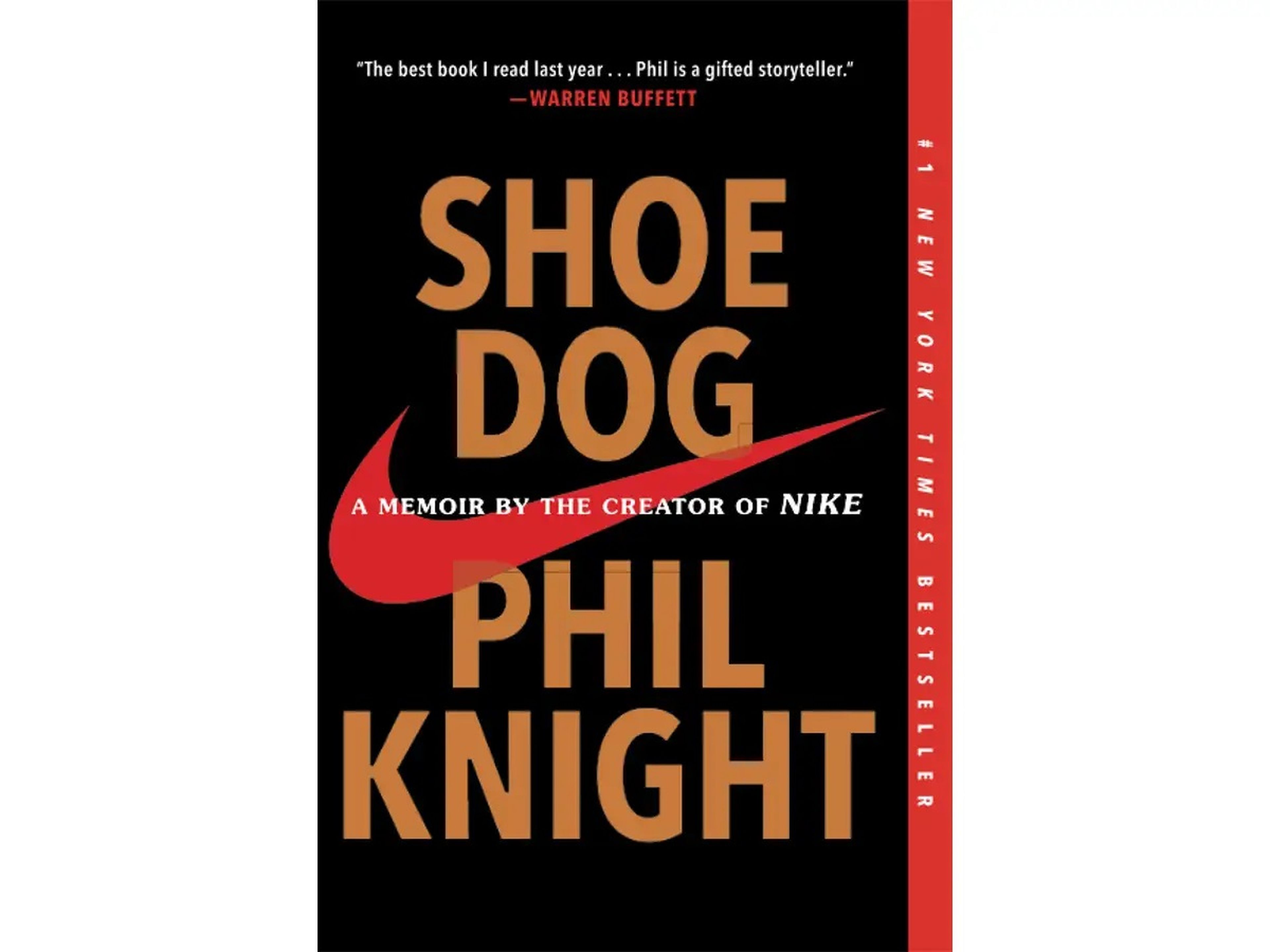 'Nunca te pares: Autobiografía del fundador de Nike' de Phil Knight.