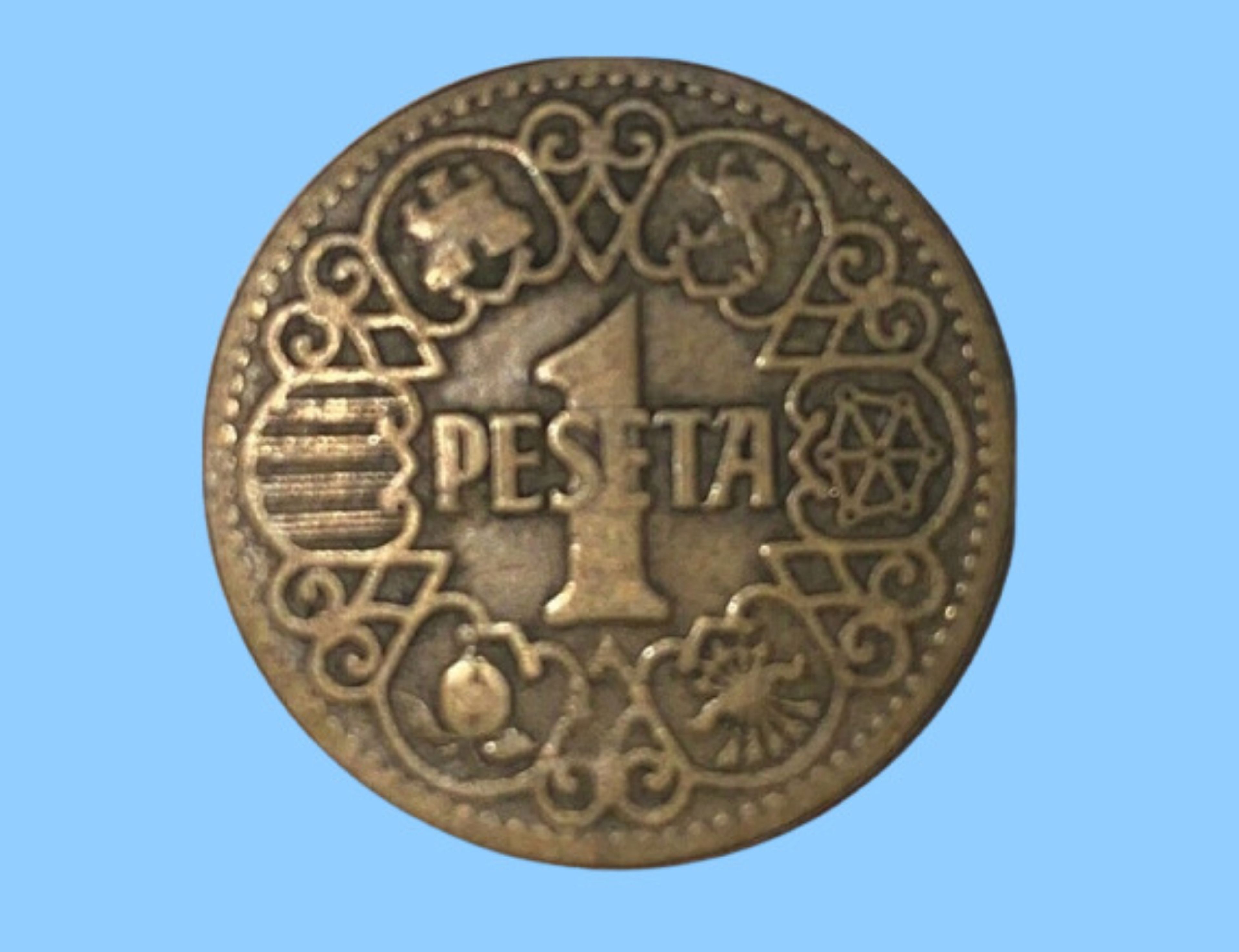 1 peseta de 1944