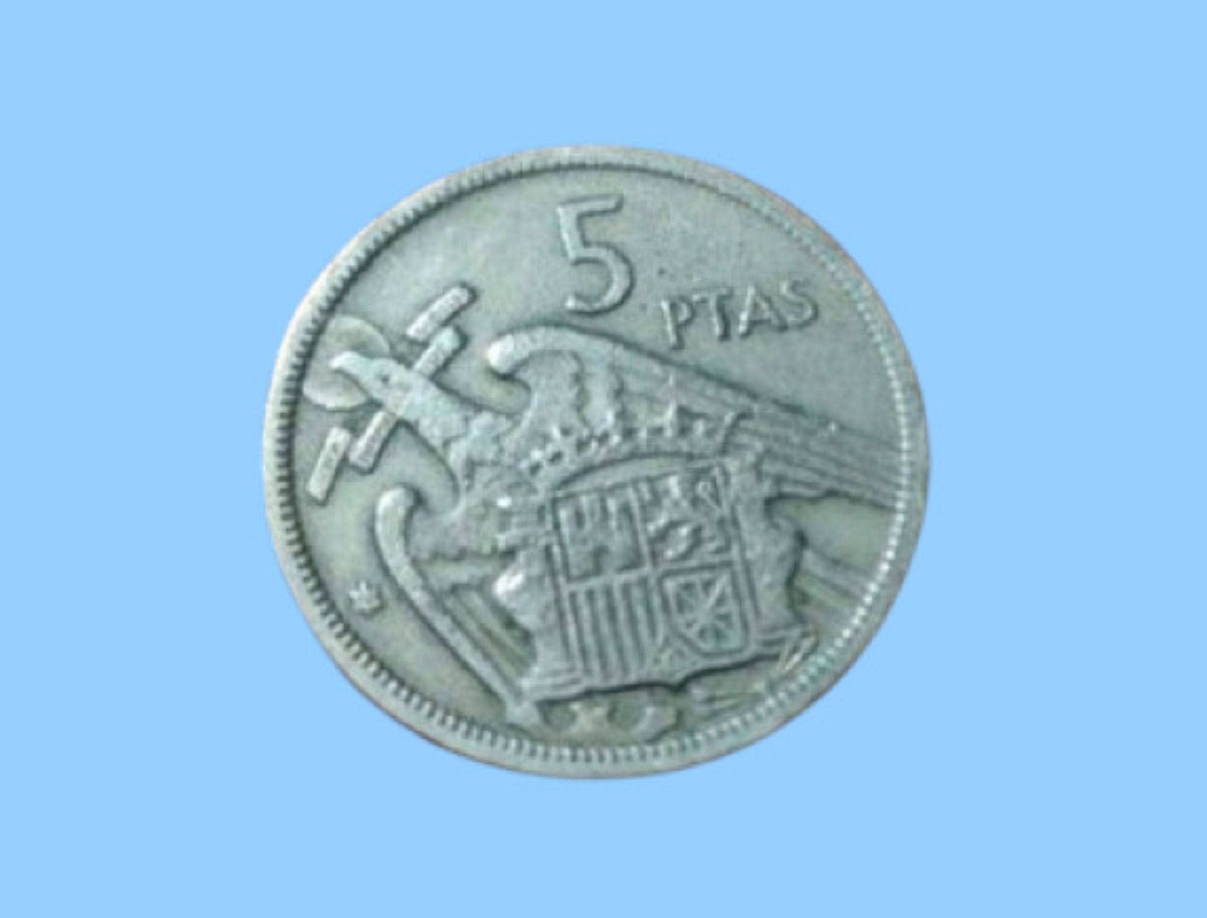 5 pesetas de 1957