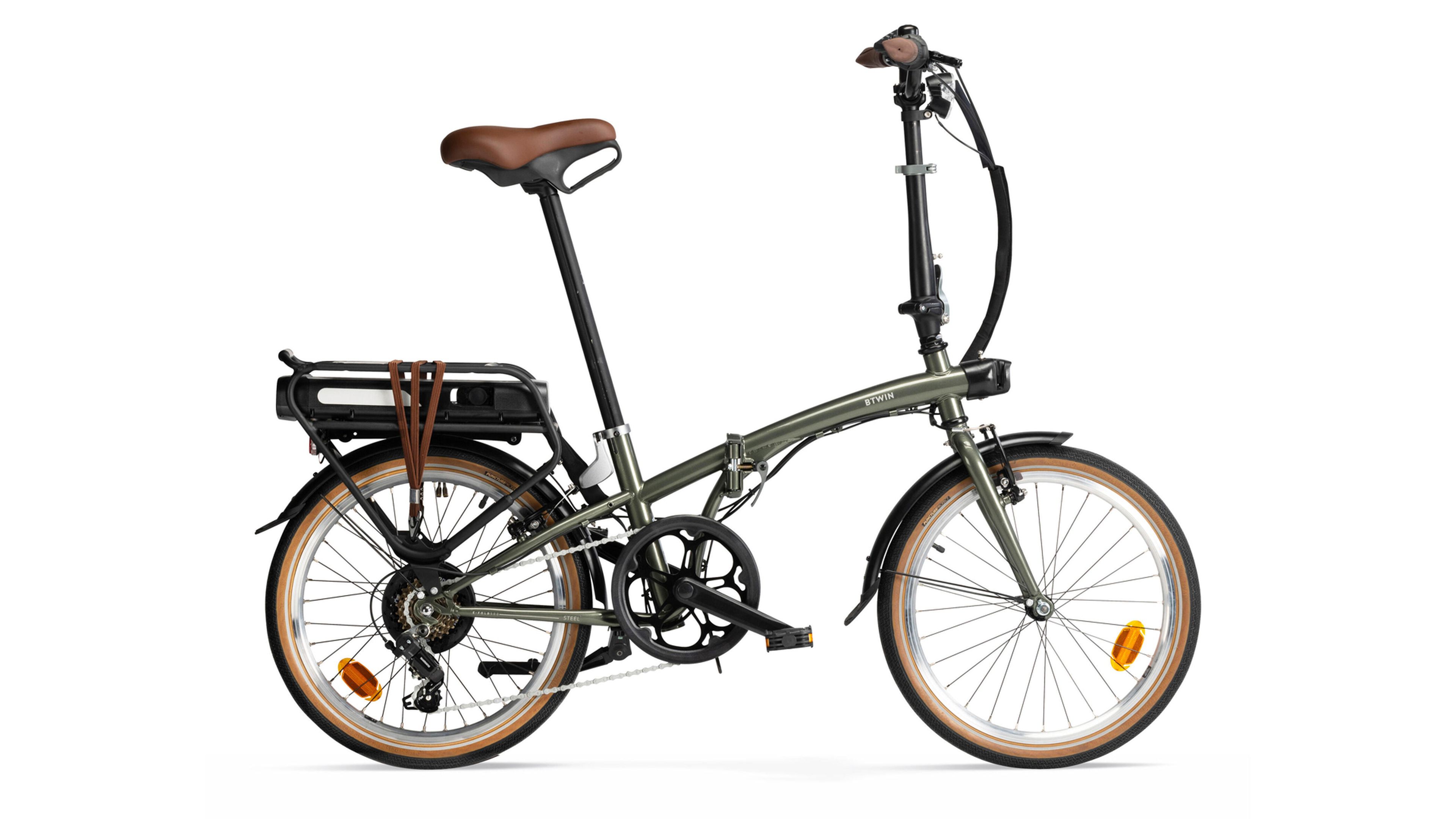 BTWIN Bicicleta Plegable Eléctrica E Fold 500