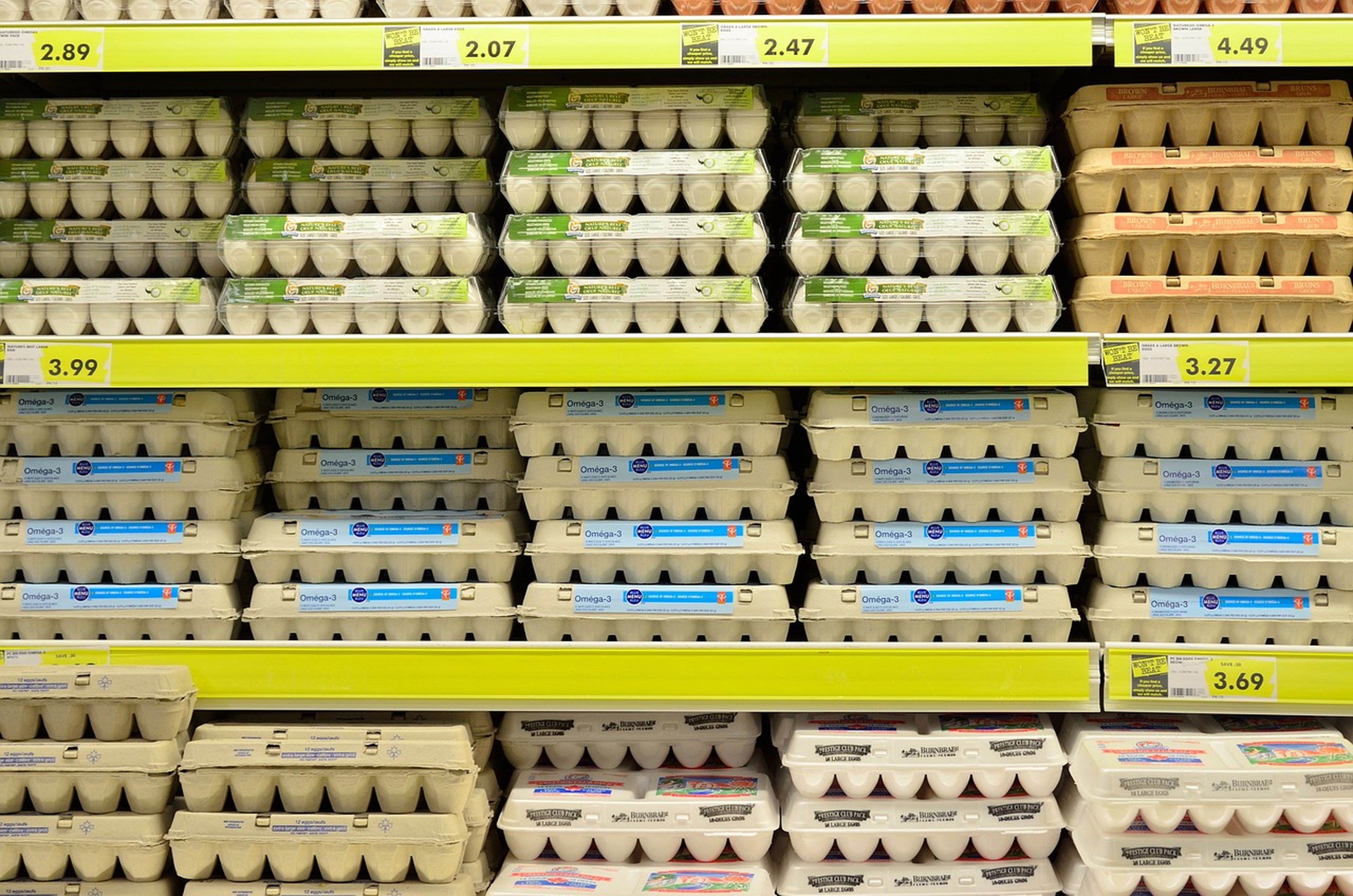 Los huevos son uno de los productos del supermercado cuyo IVA se ha reducido del 4% al 0%.