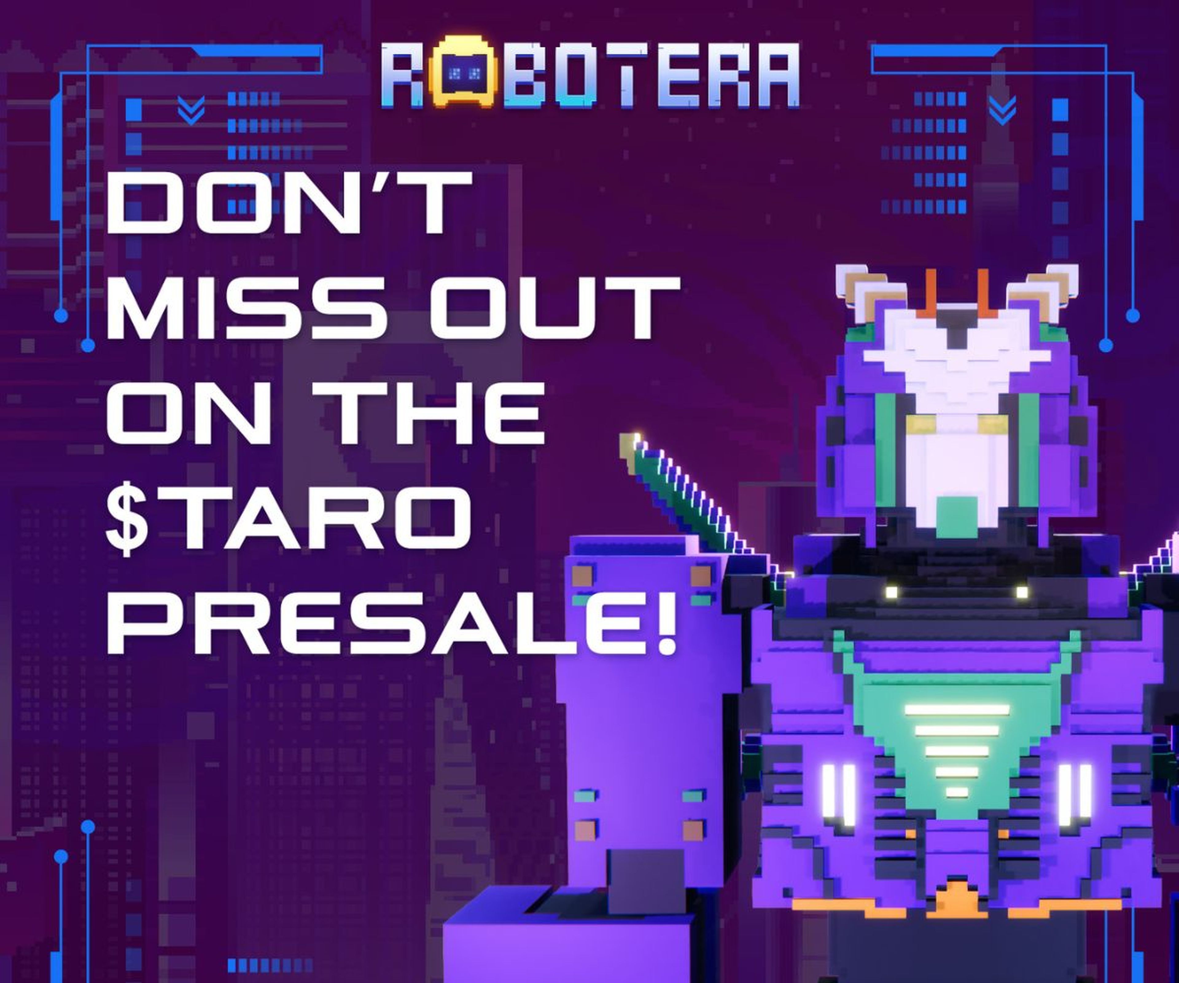 来自 RobotEra 的 Twitter 帐户的图片，他们在其中鼓励您购买 TARO。