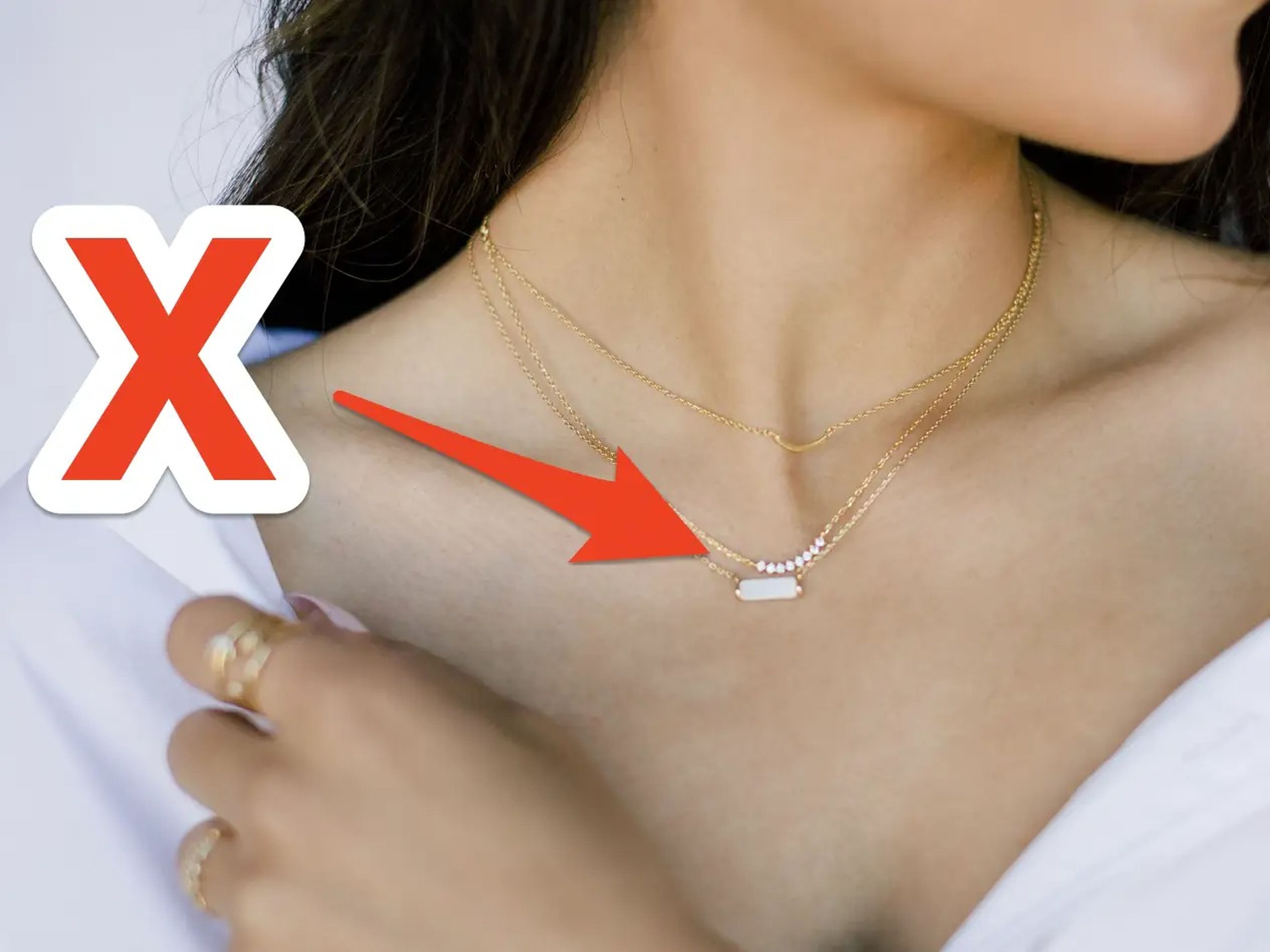 layered necklaces with skitch