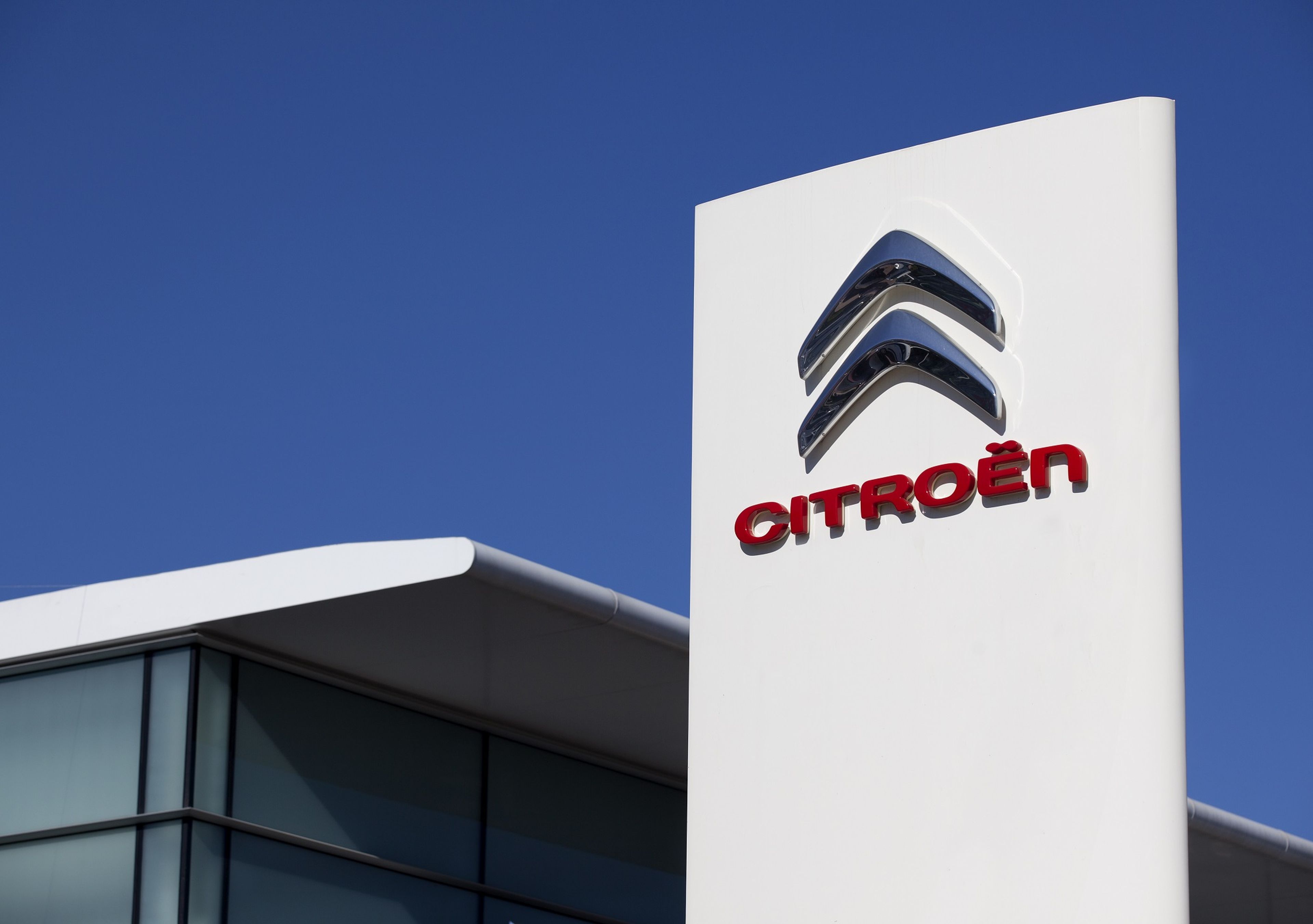 El logo de Citroën.