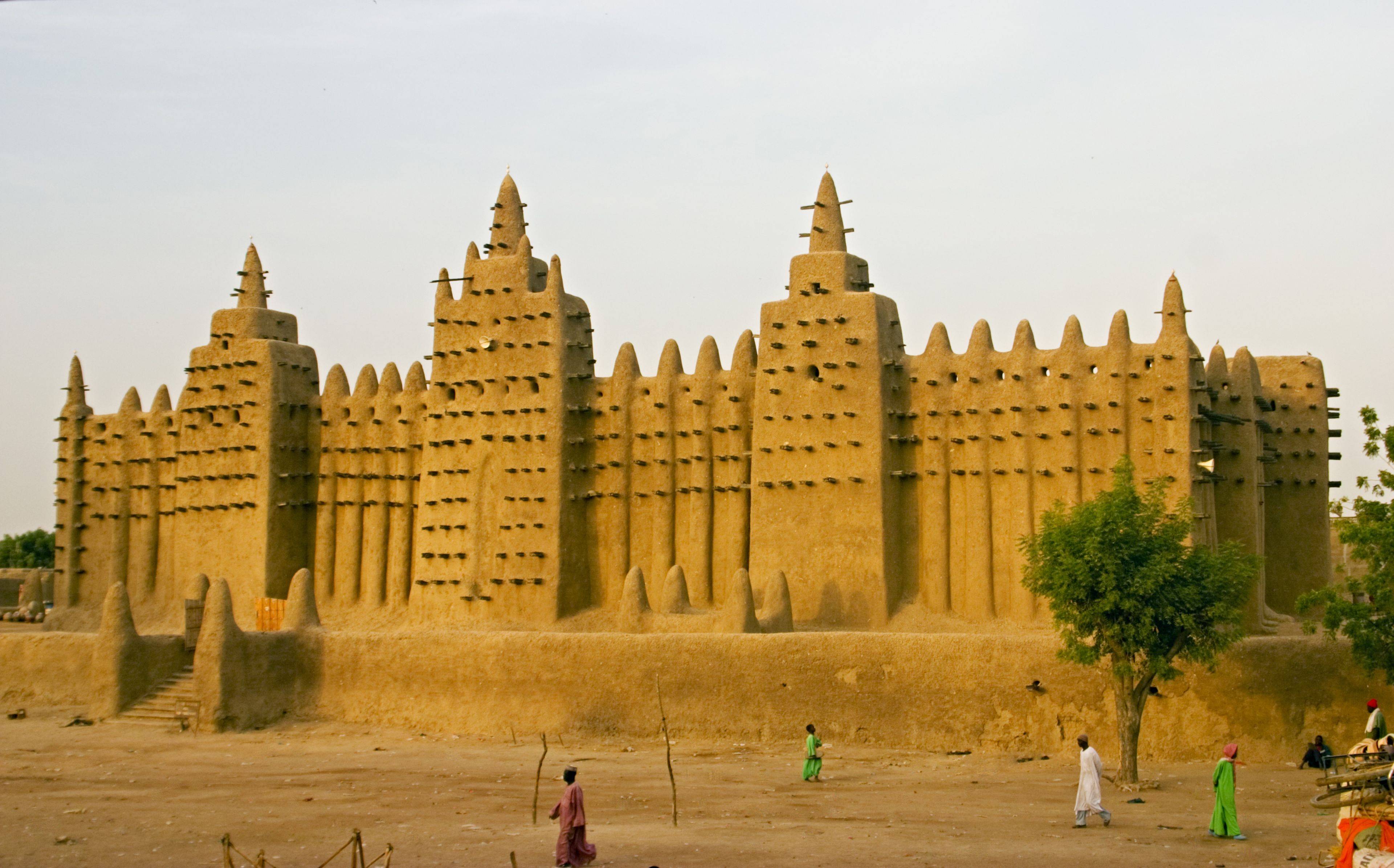 Mezquita de djenné en Mali.