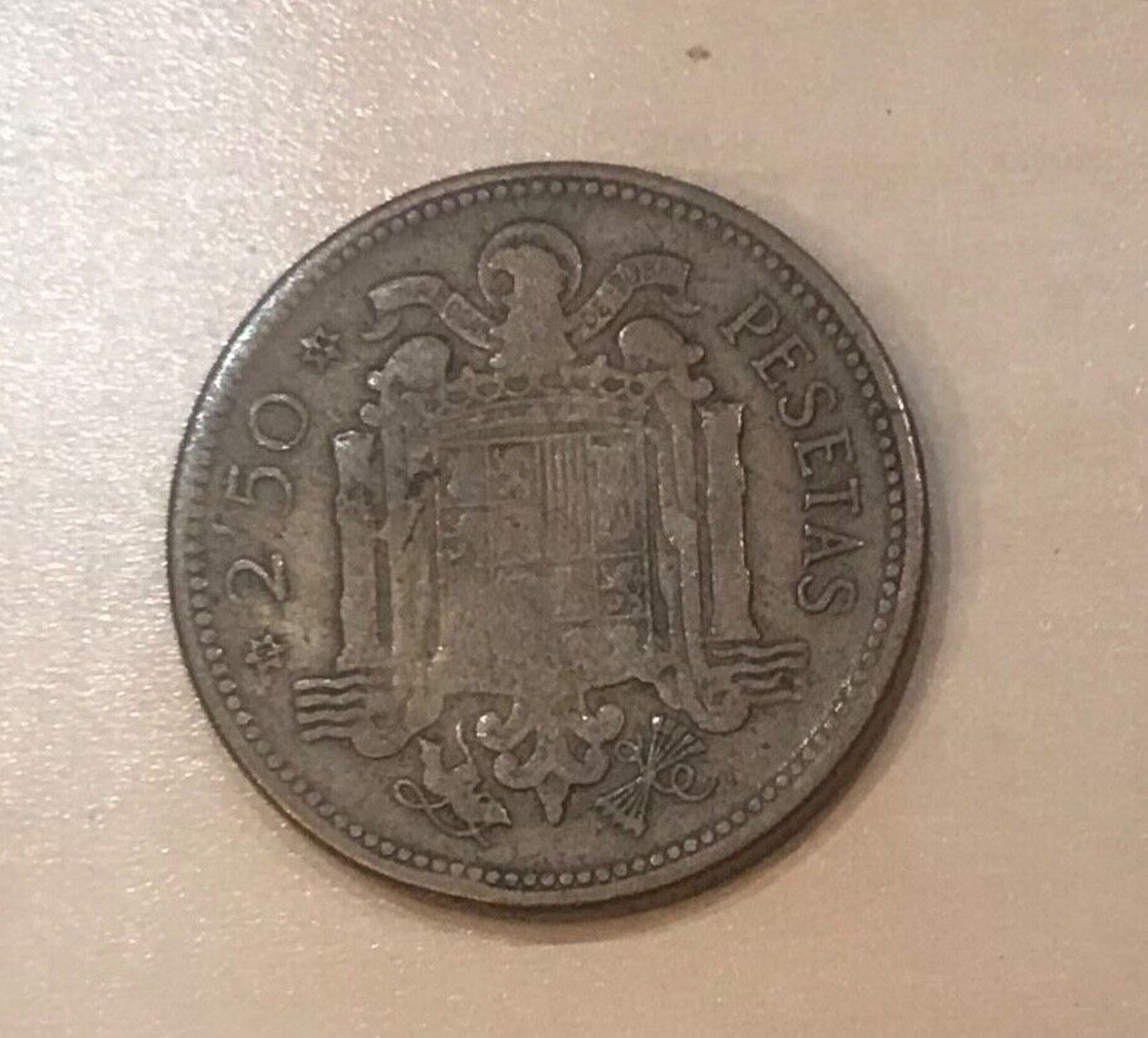 2.50 Peseta Coin