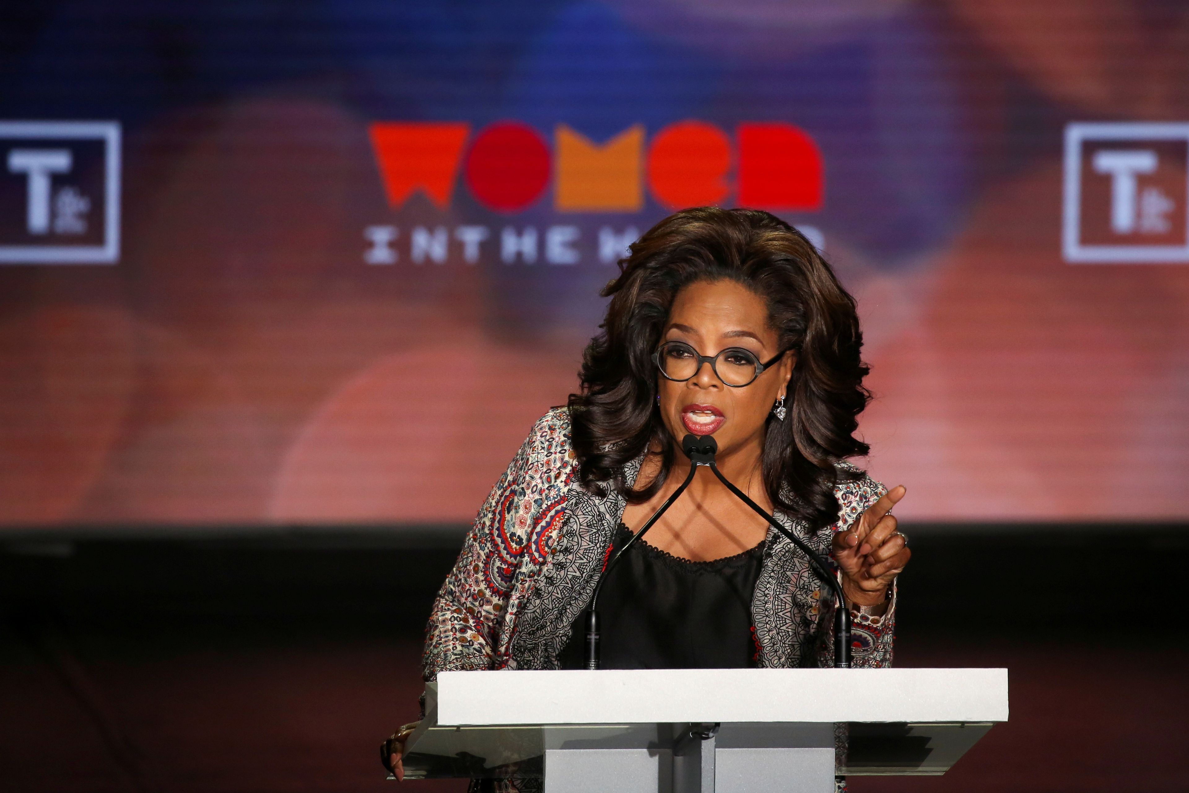 Oprah Winfrey, una de las presentadoras más famosas de Estados Unidos.