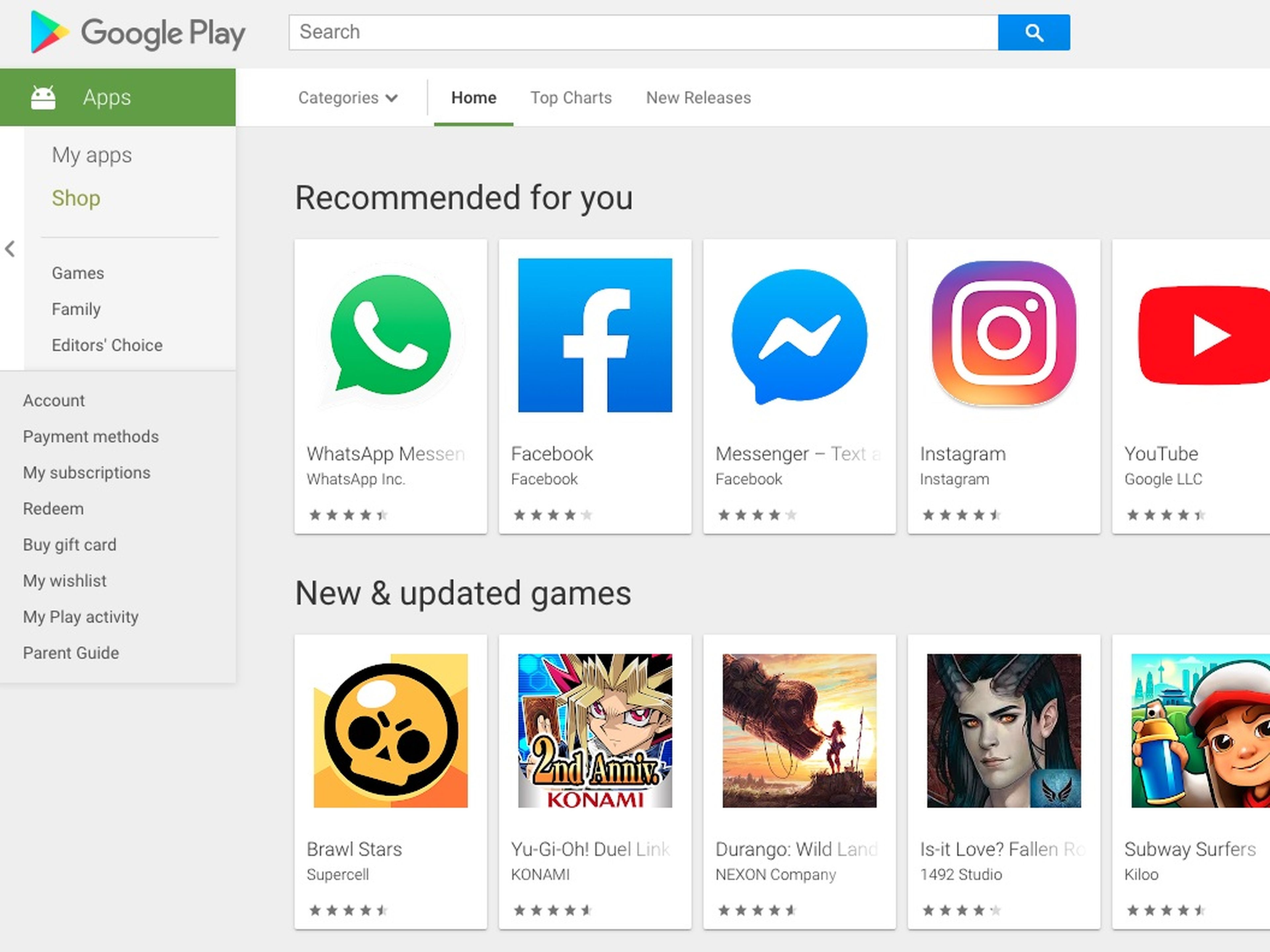 Play Store de Google es un negocio con grandes márgenes.