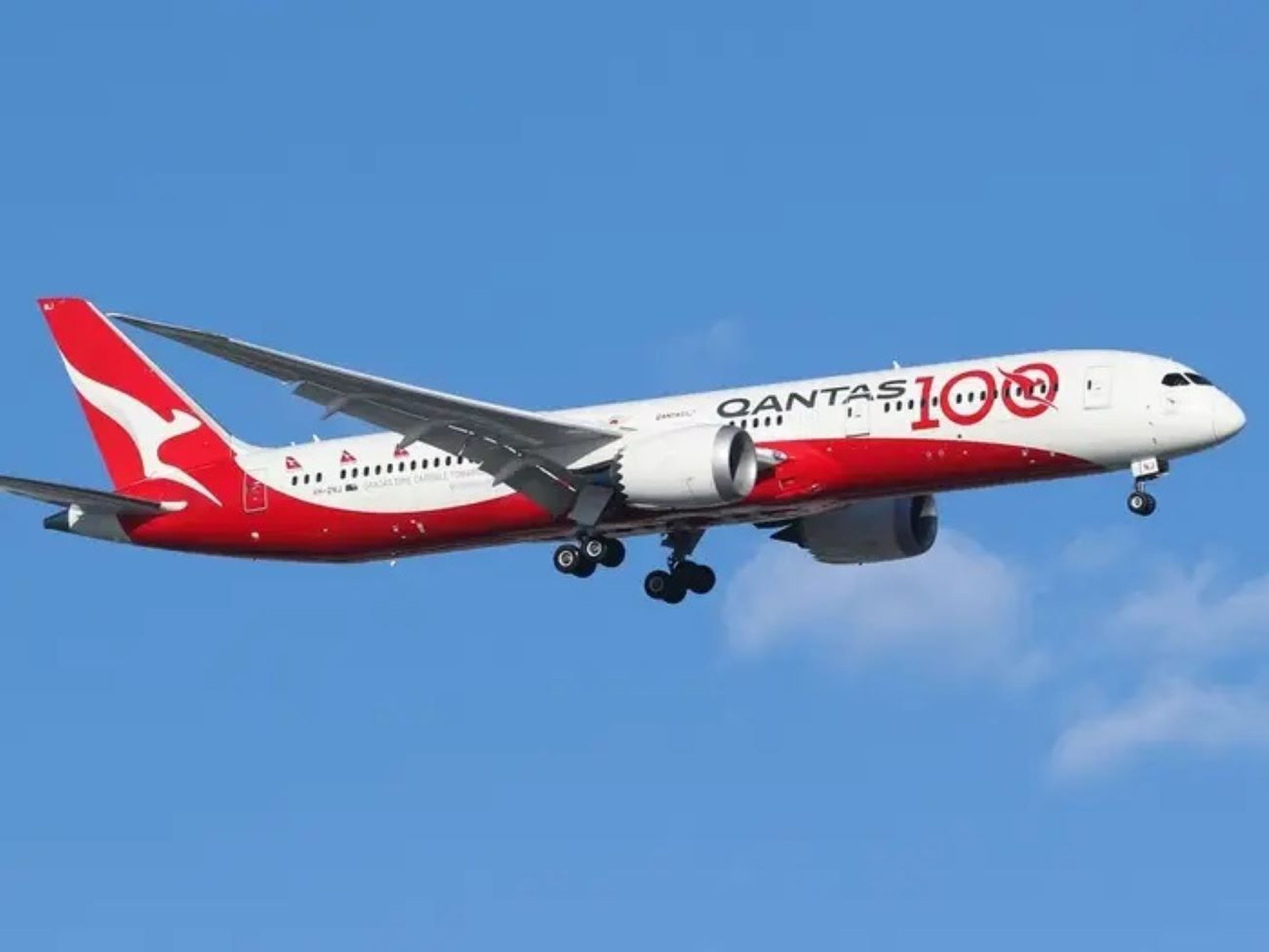 Qantas Boeing 787-9.