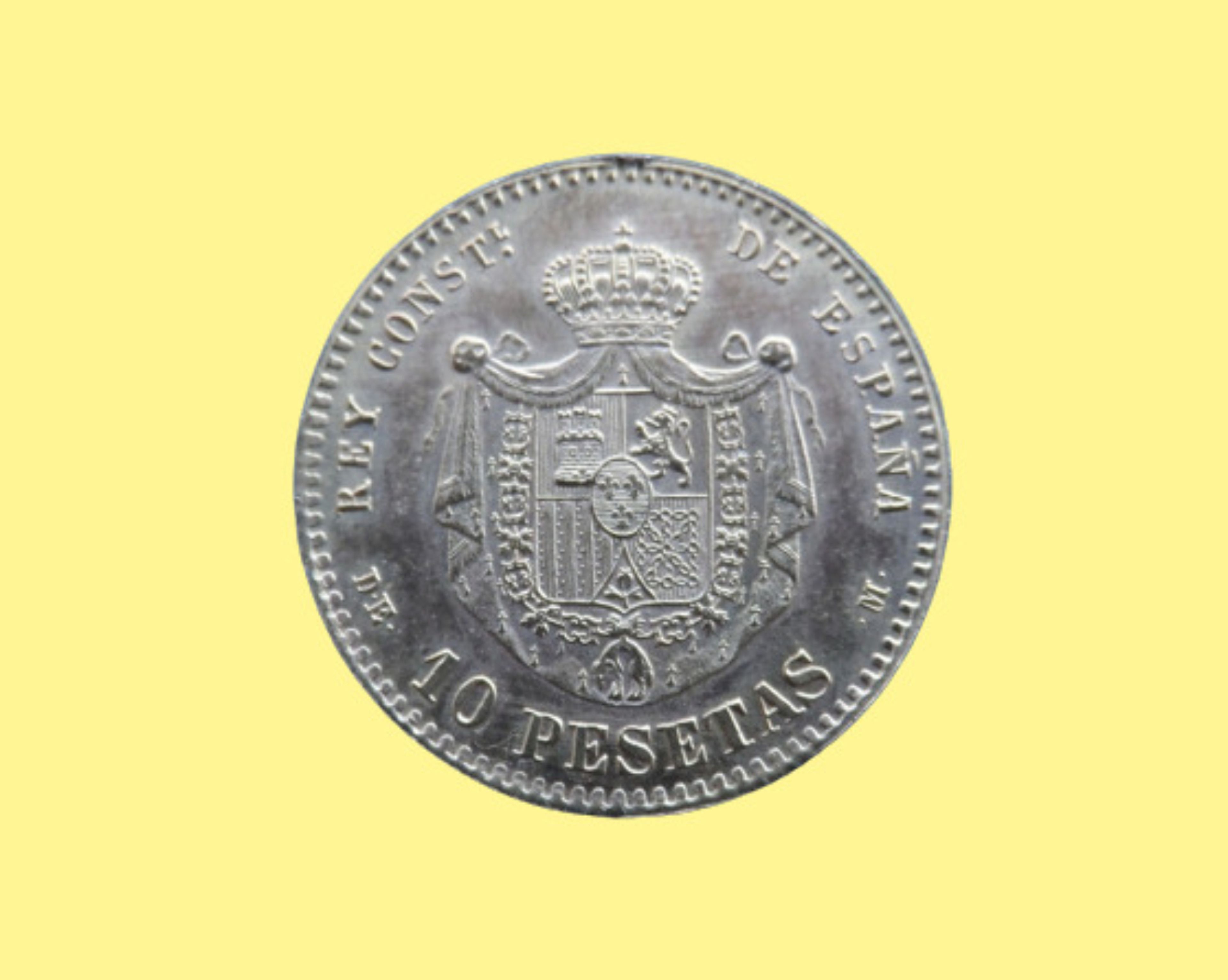10 pesetas de 1962