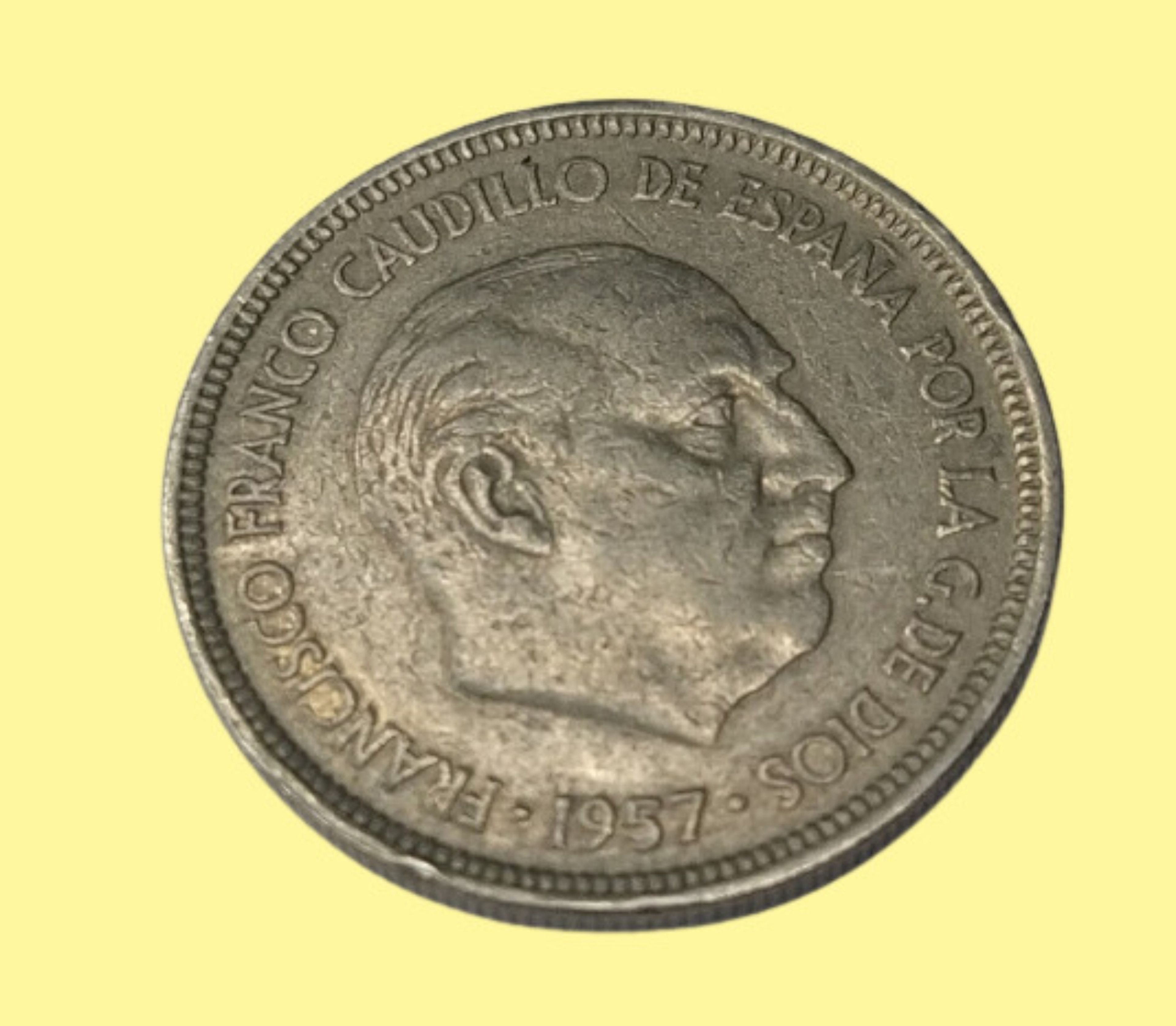 25 pesetas de 1957