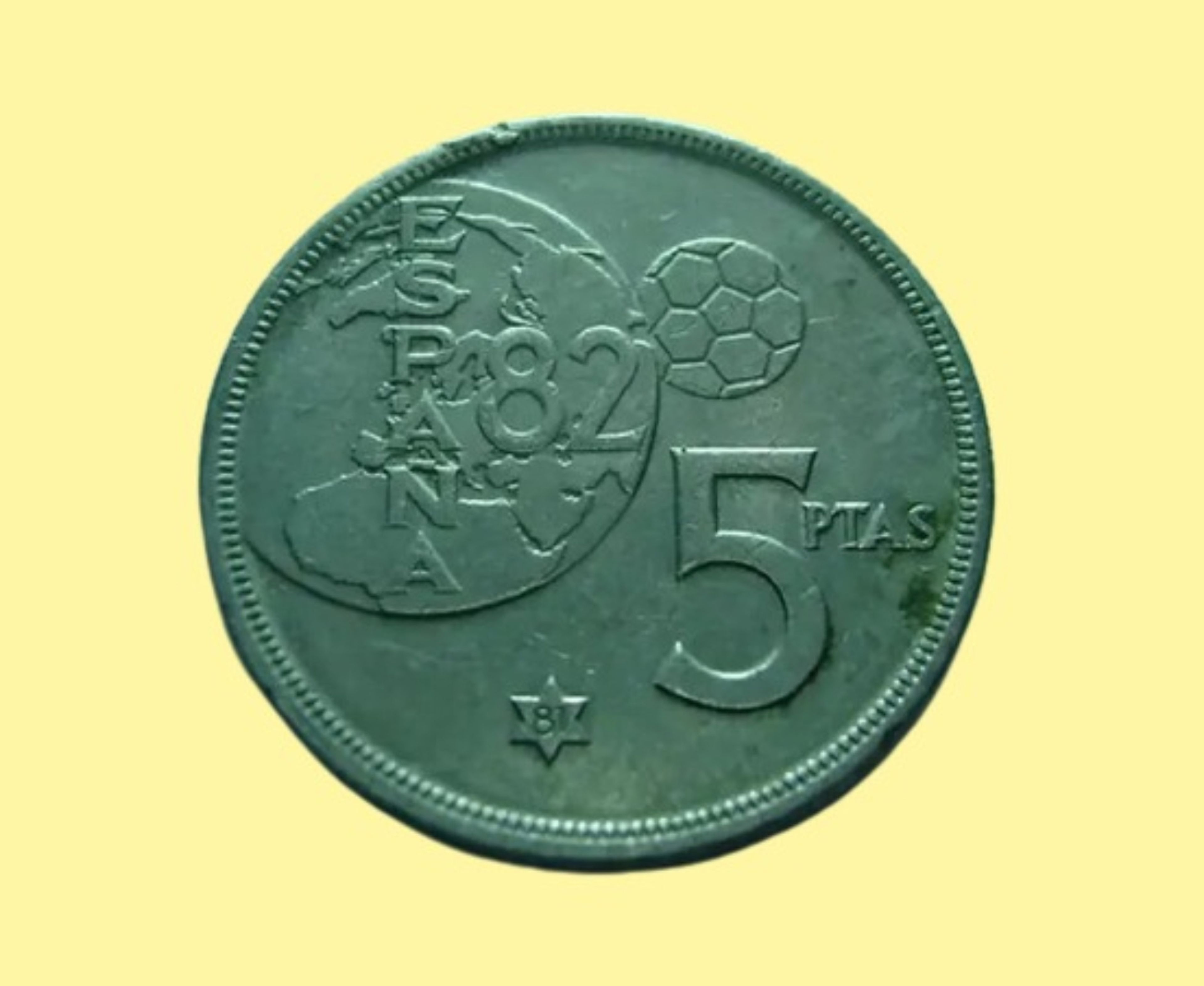 5 pesetas de 1975
