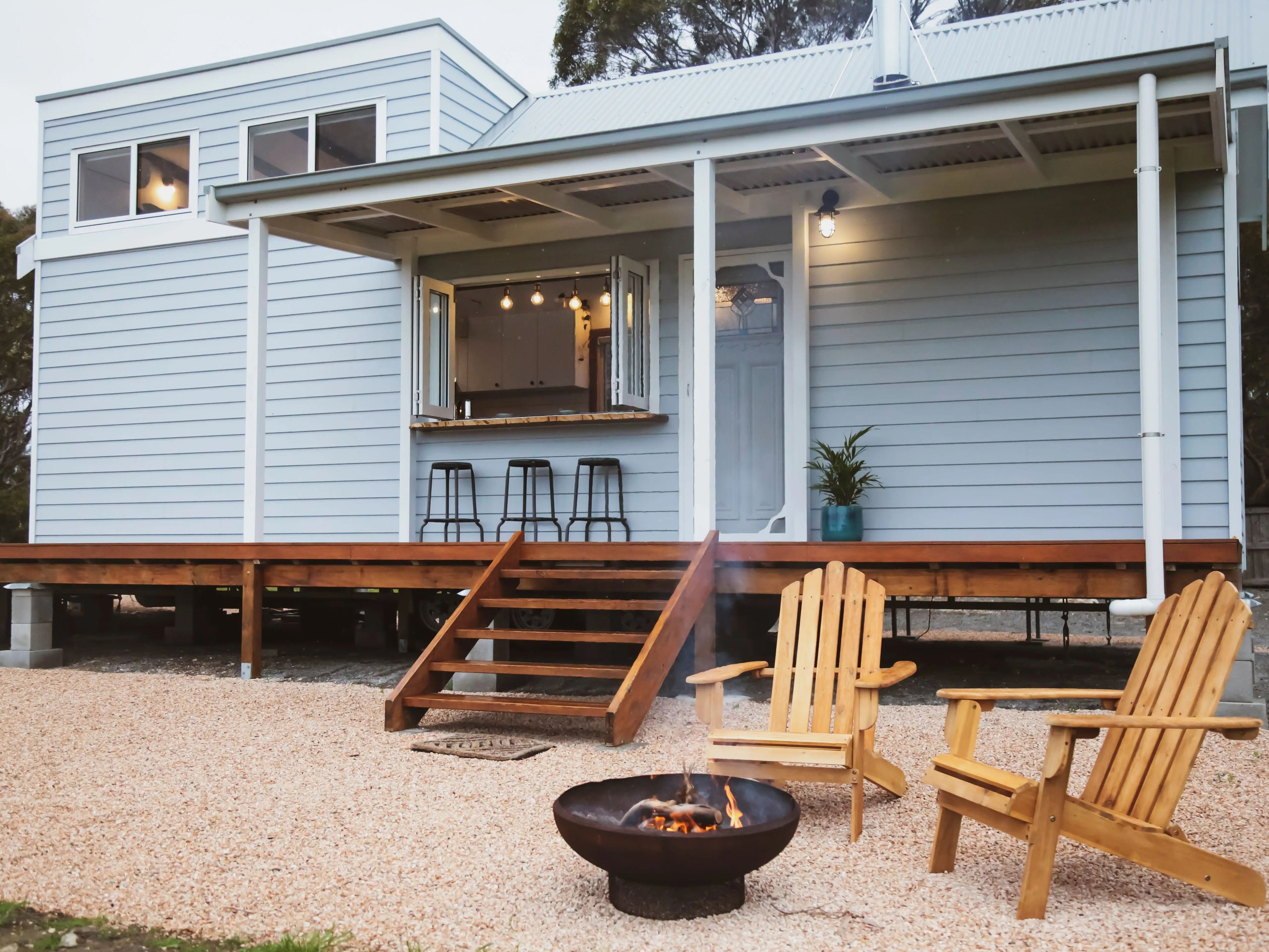 Airbnb tiny home in Austrlian bushland