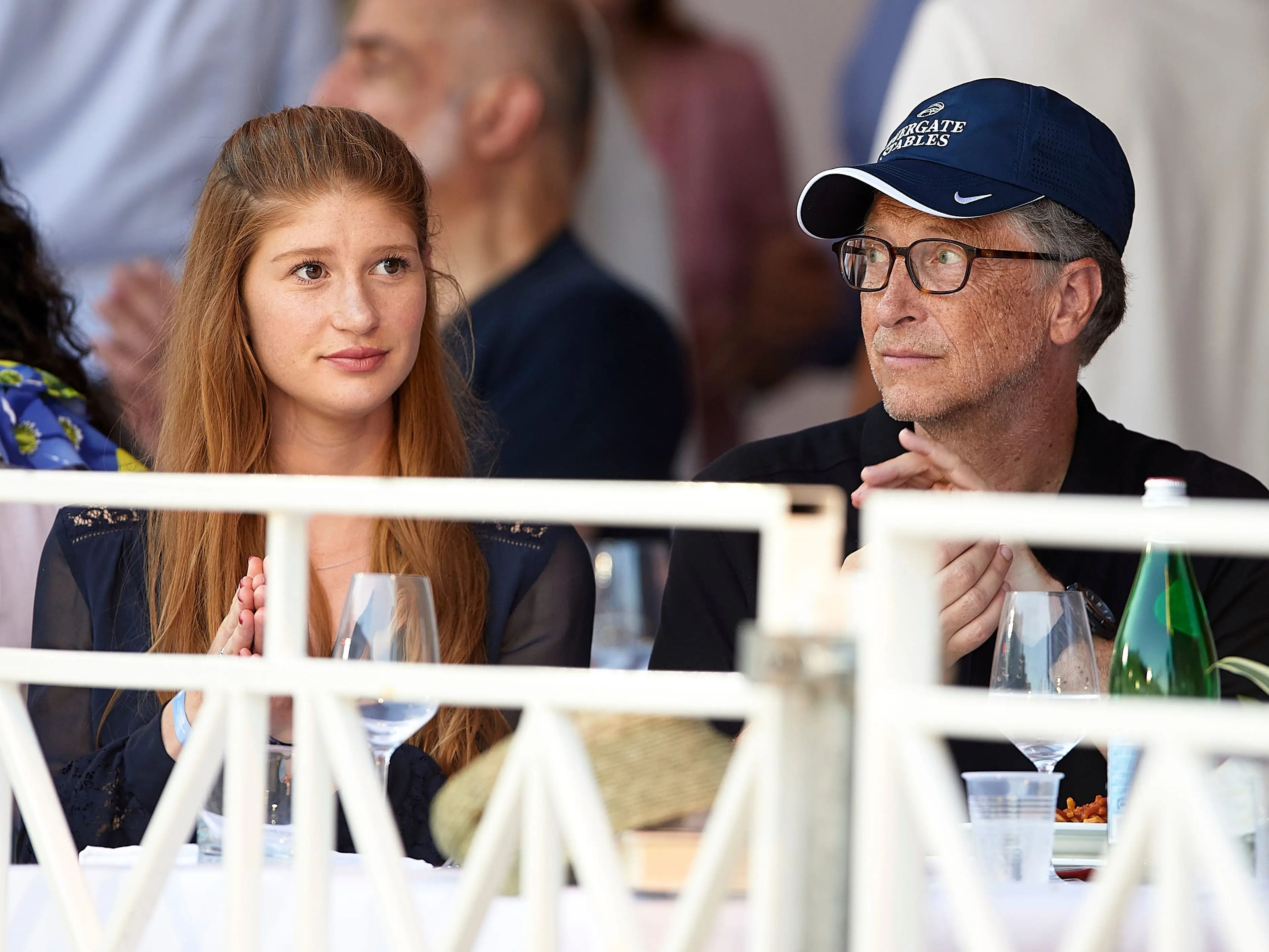 Bill Gates y Jennifer Gates asisten al Global Champions Tour de Mónaco en Monte-Carlo, Mónaco, el 30 de junio de 2018.