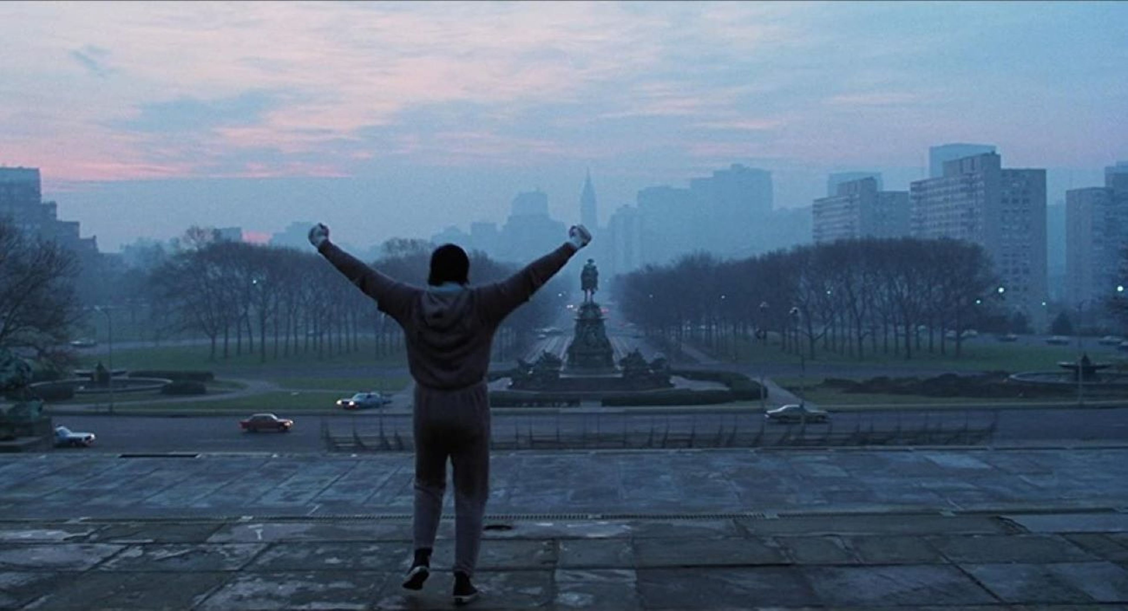 Sylvester Stallone, en una escena de la película 'Rocky'.