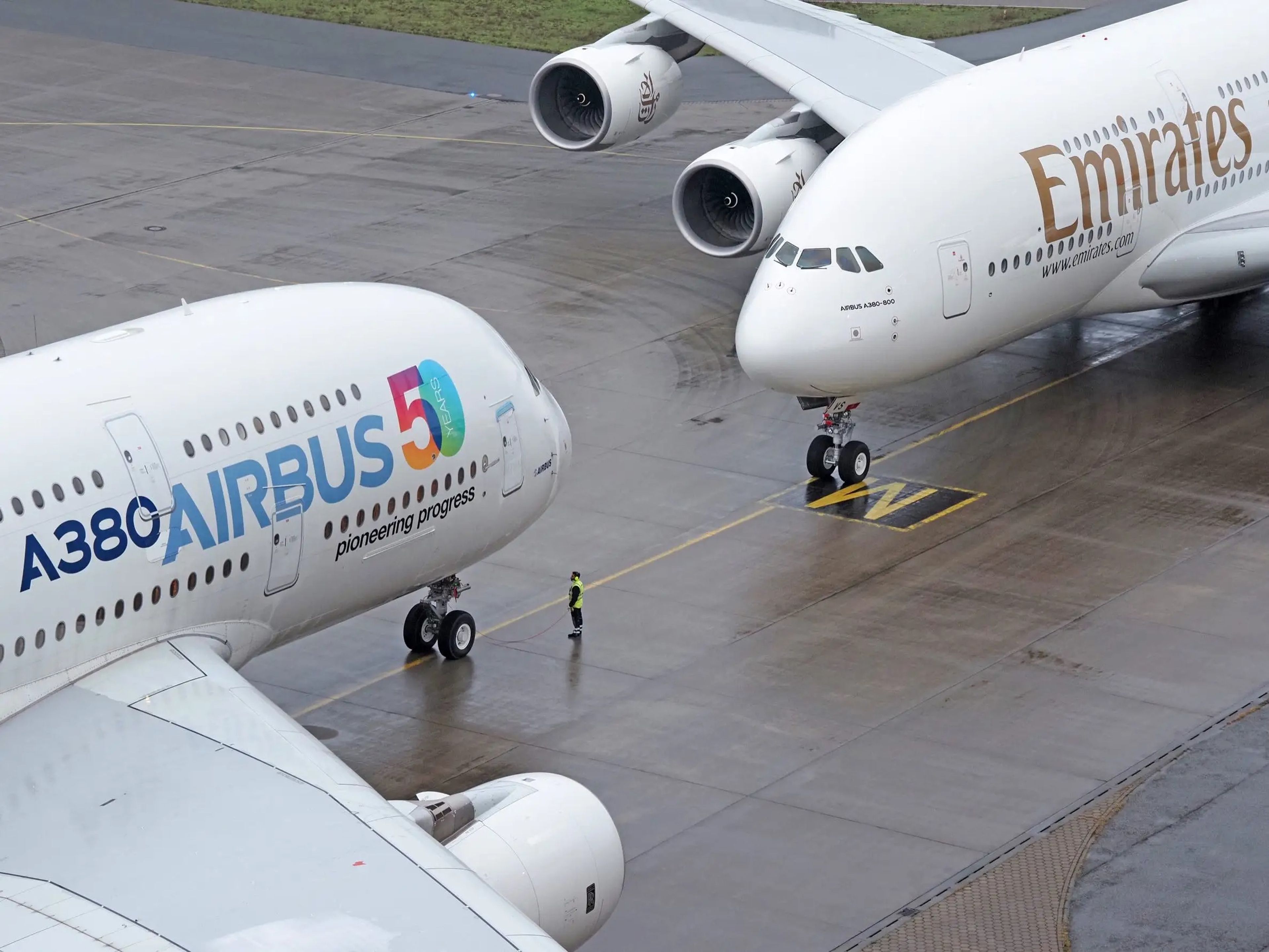 El último Airbus A380 fue entregado a Emirates.