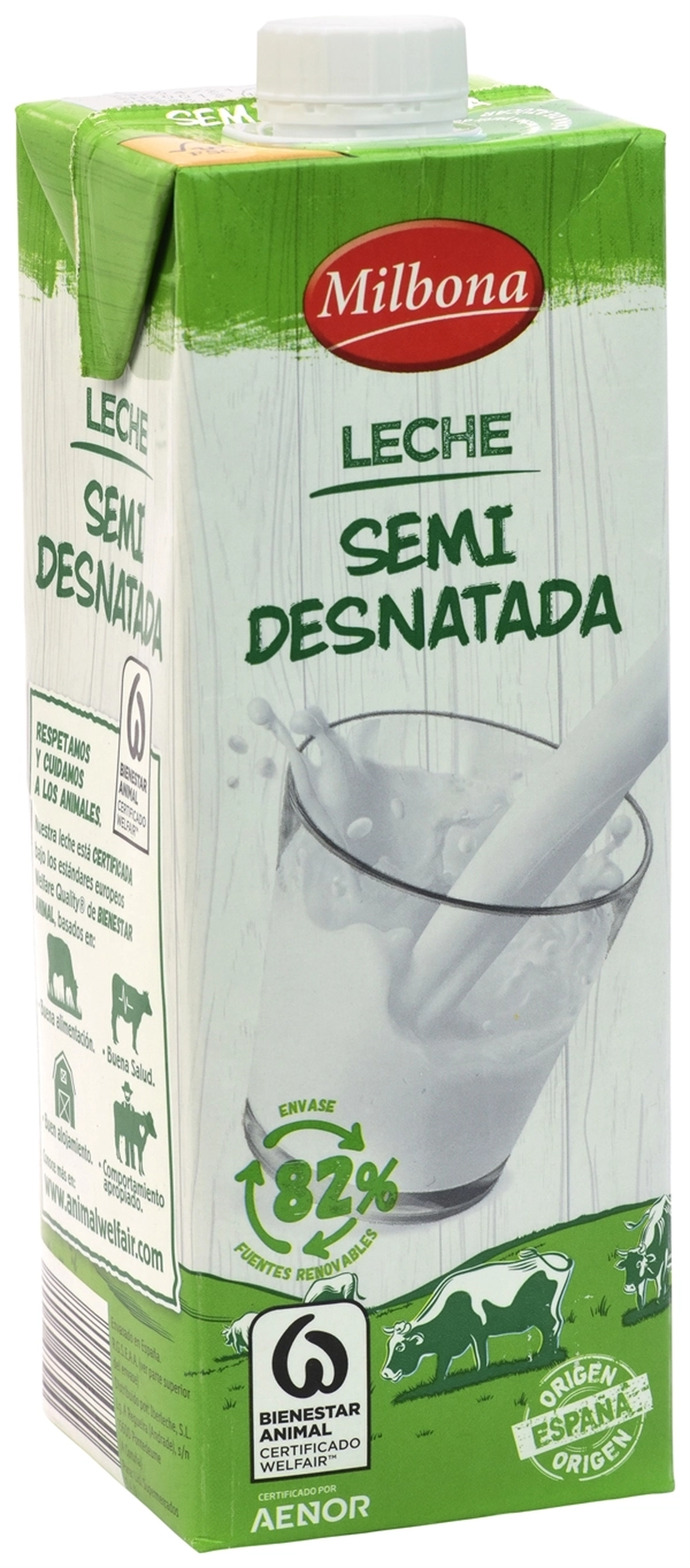 Quién fabrica la leche de marca blanca de Mercadona, Carrefour o Lidl