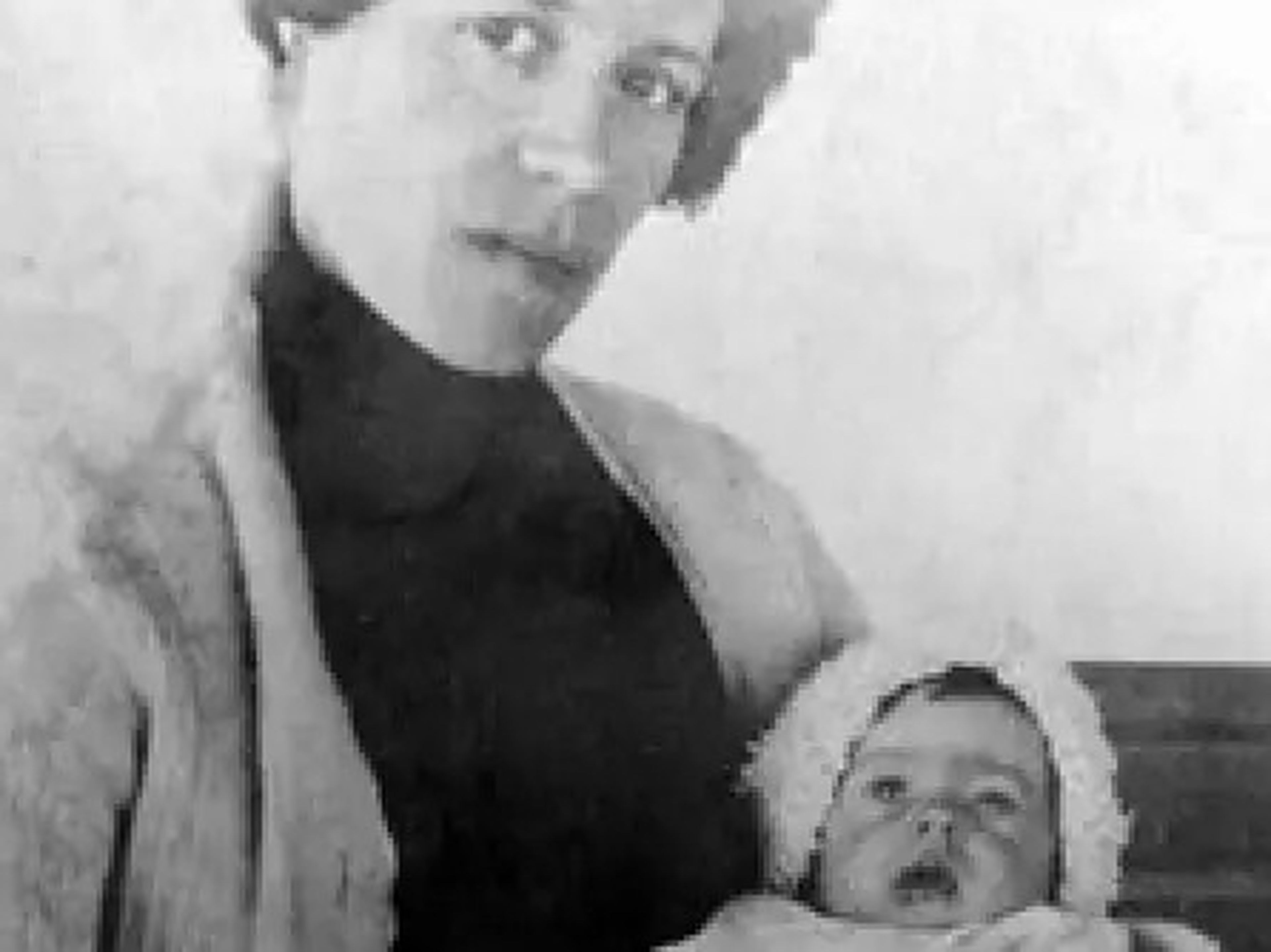 Millvina Dean y su madre.