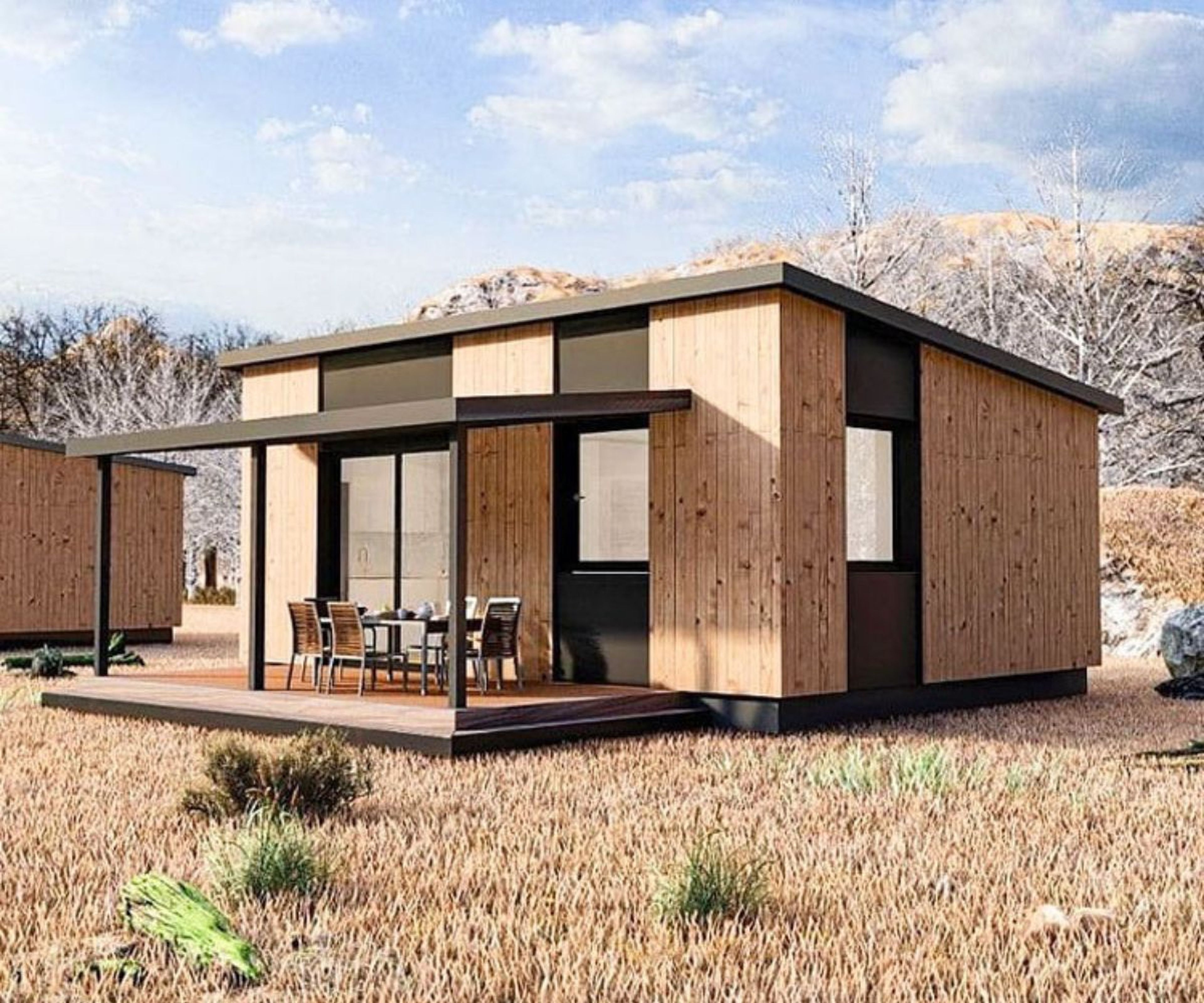 Una casa prefabricada y sostenible con acabados de Porcelanosa