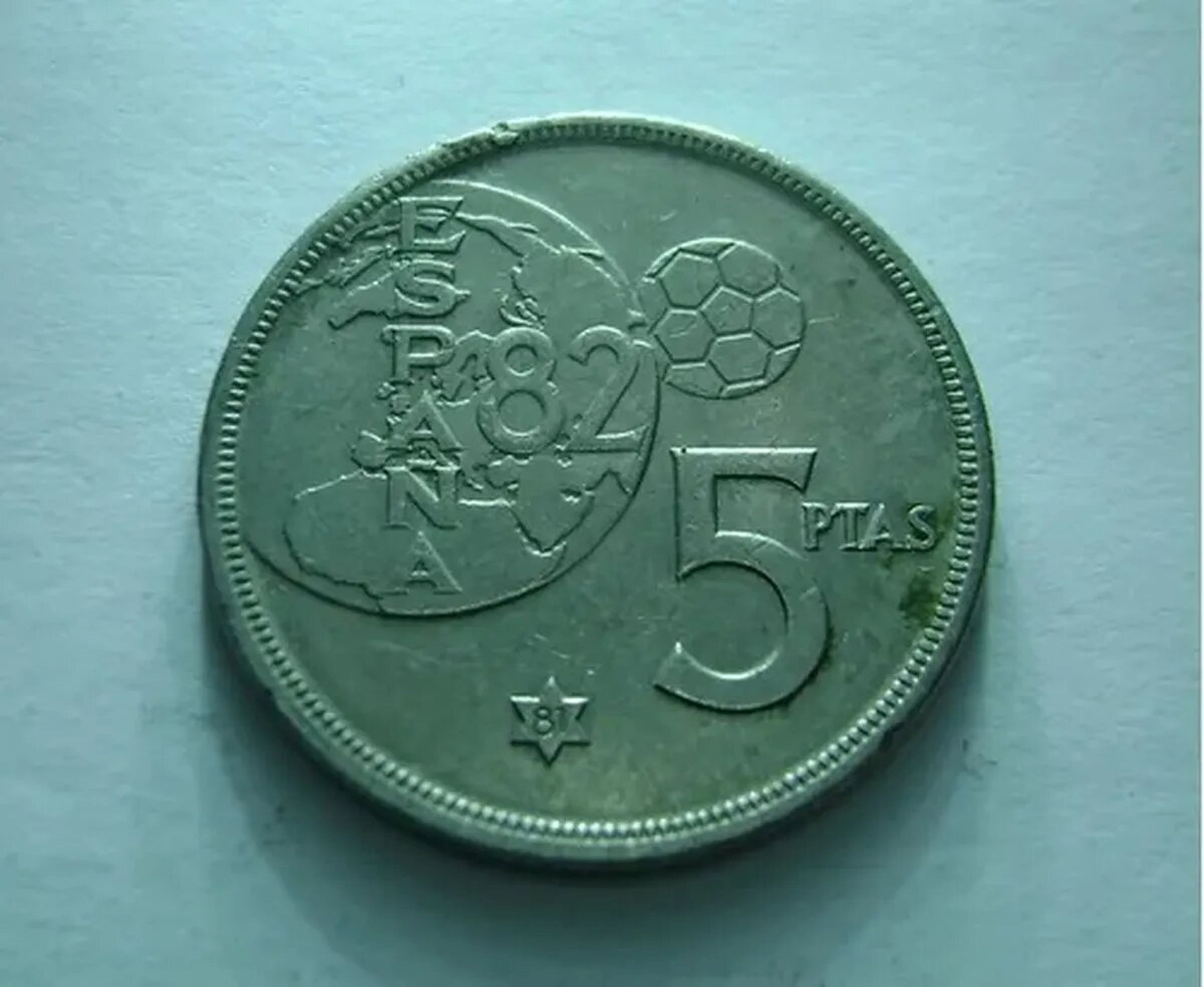 Moneda de 5 pesetas de 1975